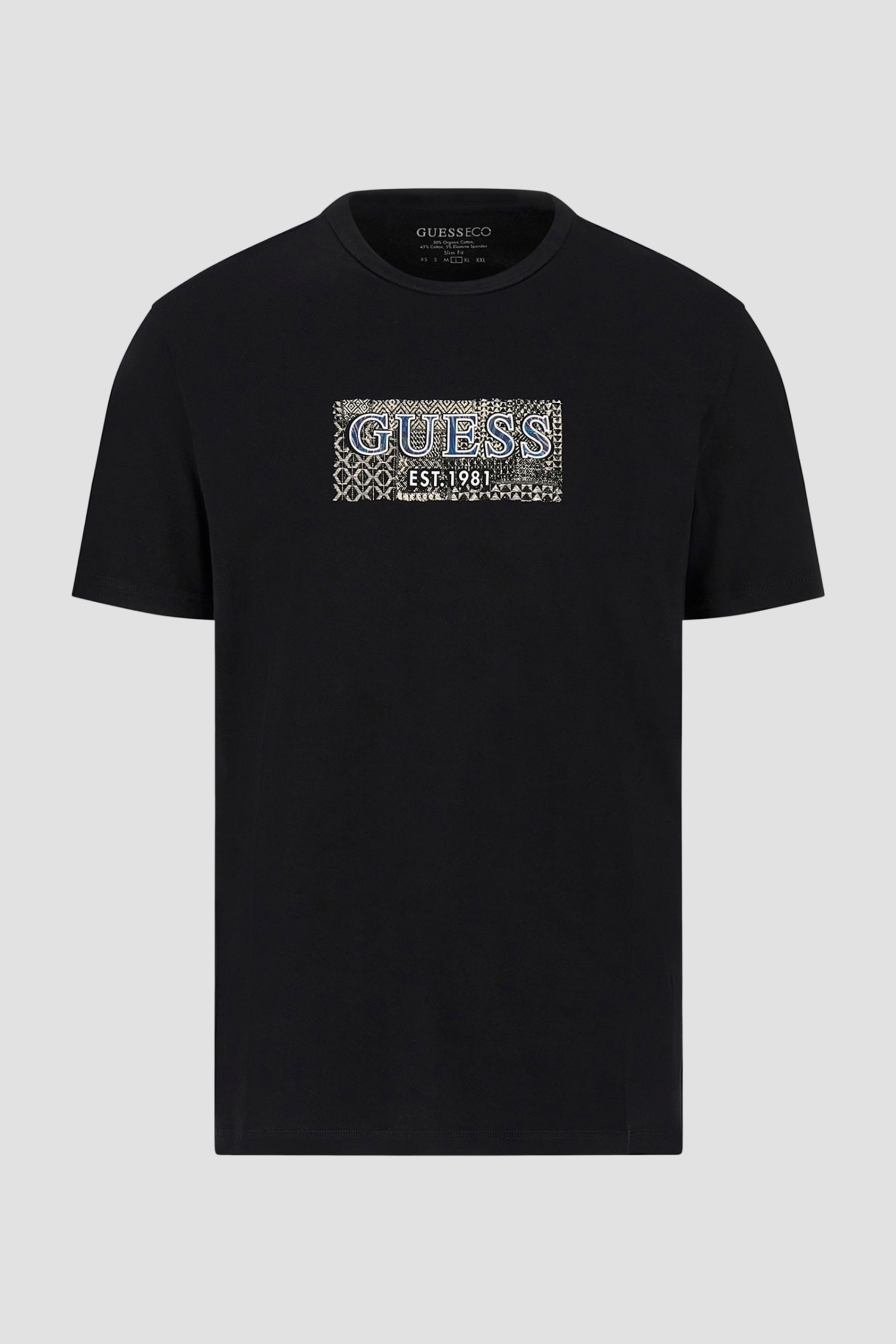 Мужская черная футболка Guess M5GI19.J1314;JBLK