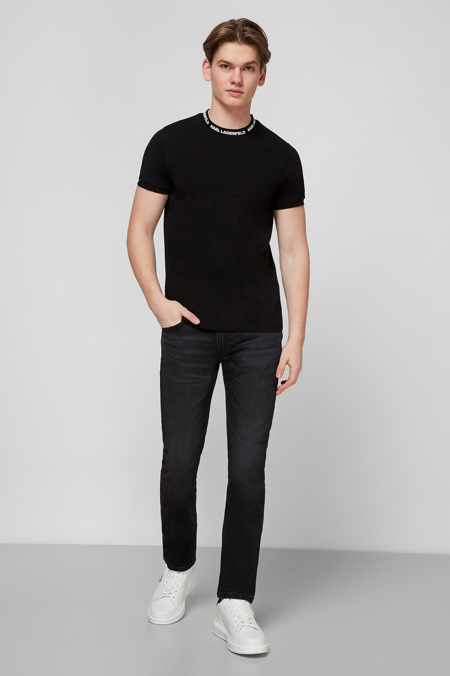 Черная футболка для парней Karl Lagerfeld 511221.755022;990