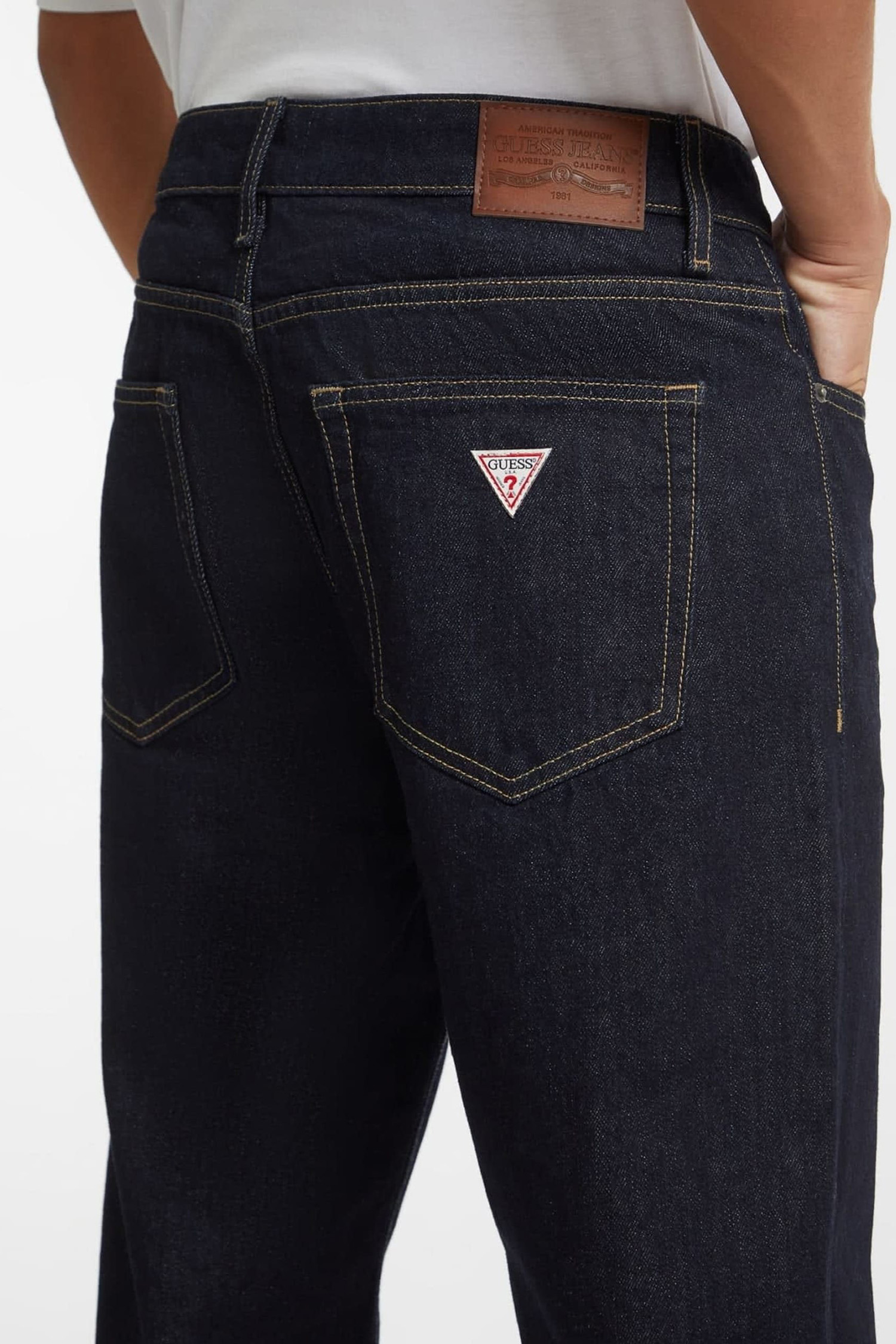 Мужские темно-синие джинсы Guess Jeans M4BAB3.D5EJ2;GJRI