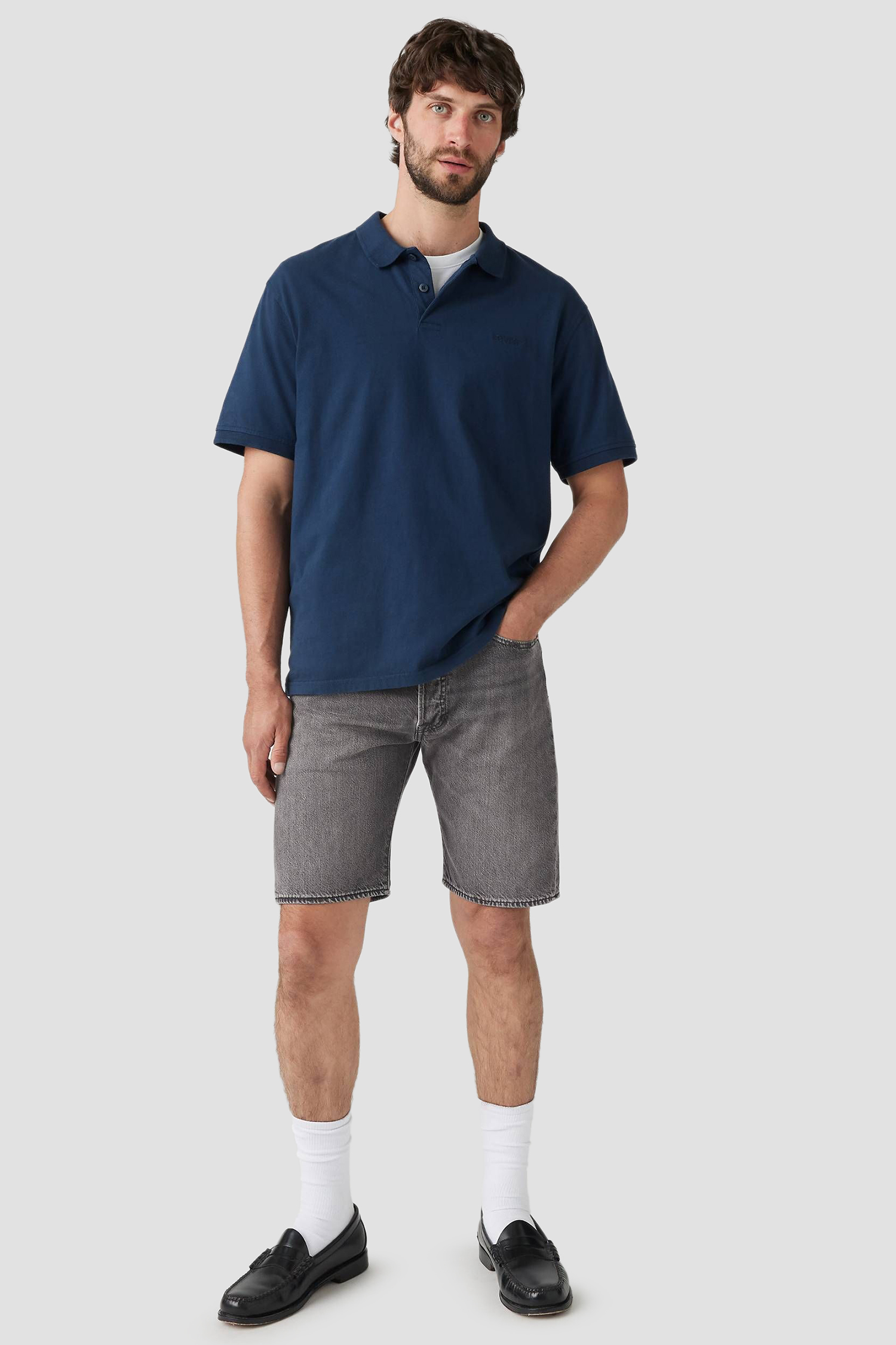 Чоловічі сірі джинсові шорти 501® Levi’s® 36512;0254