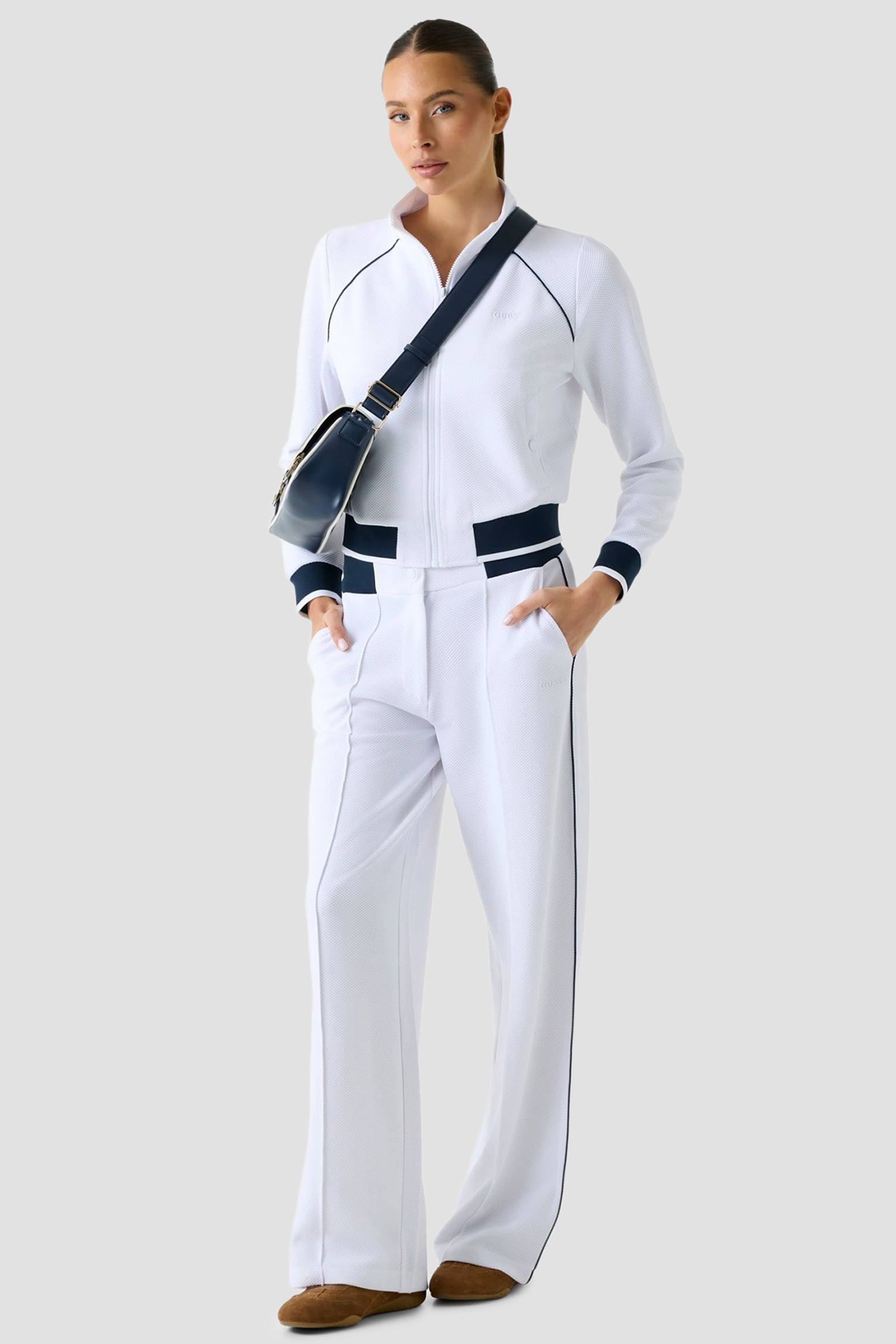 Женские белые брюки Guess V6GB03.K2918;G011