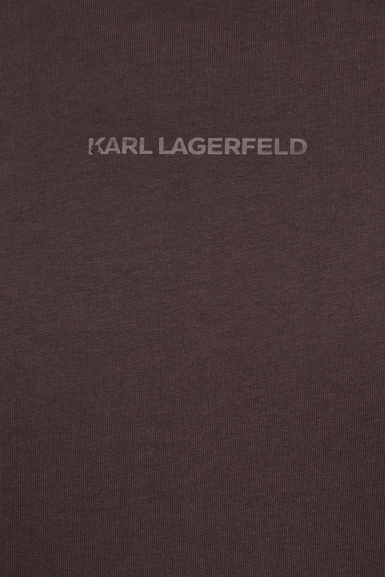 Чоловіча темно-коричнева футболка Karl Lagerfeld 561225.755133;490