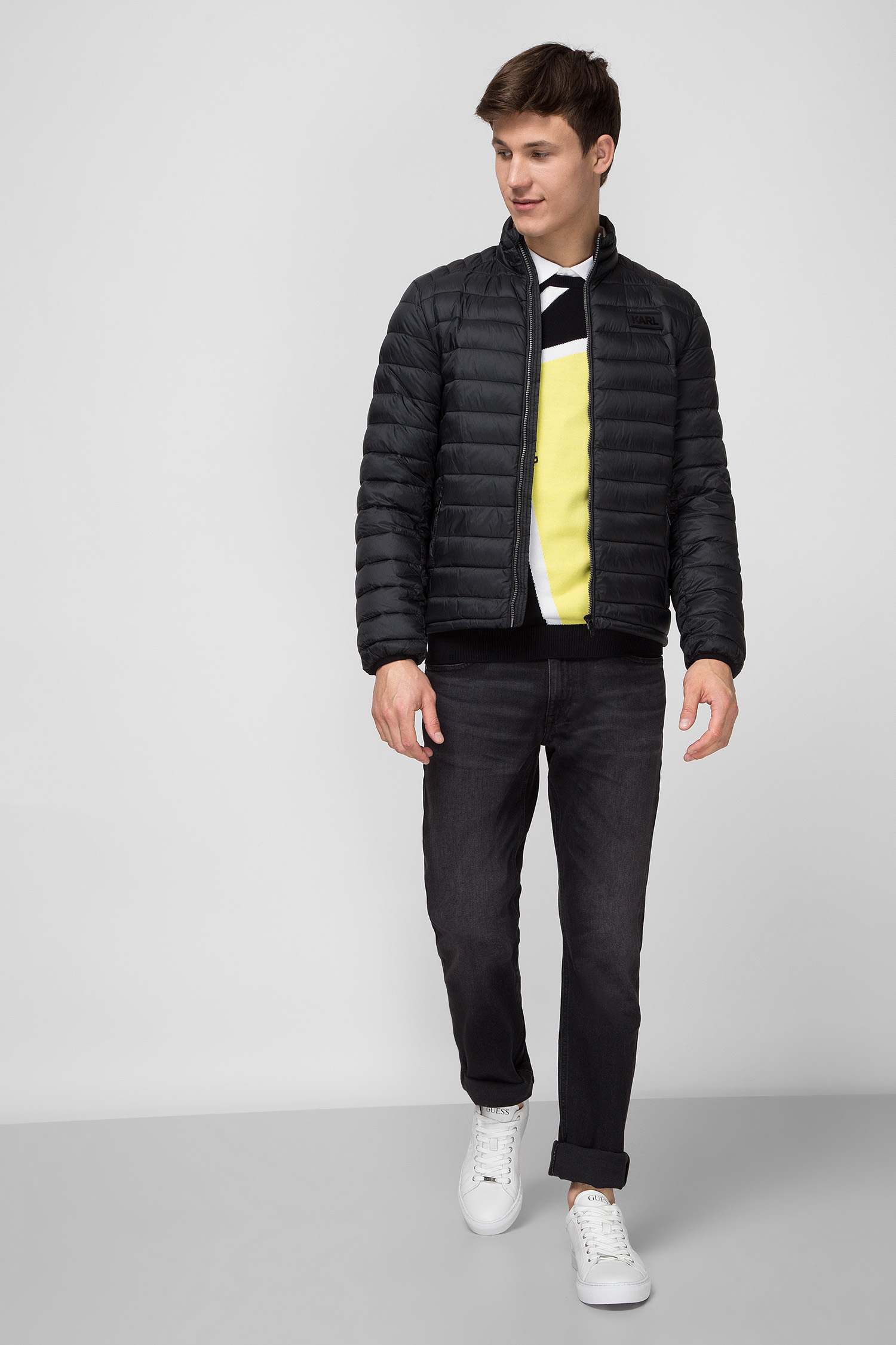 Мужская черная куртка Karl Lagerfeld 501590.505090;990