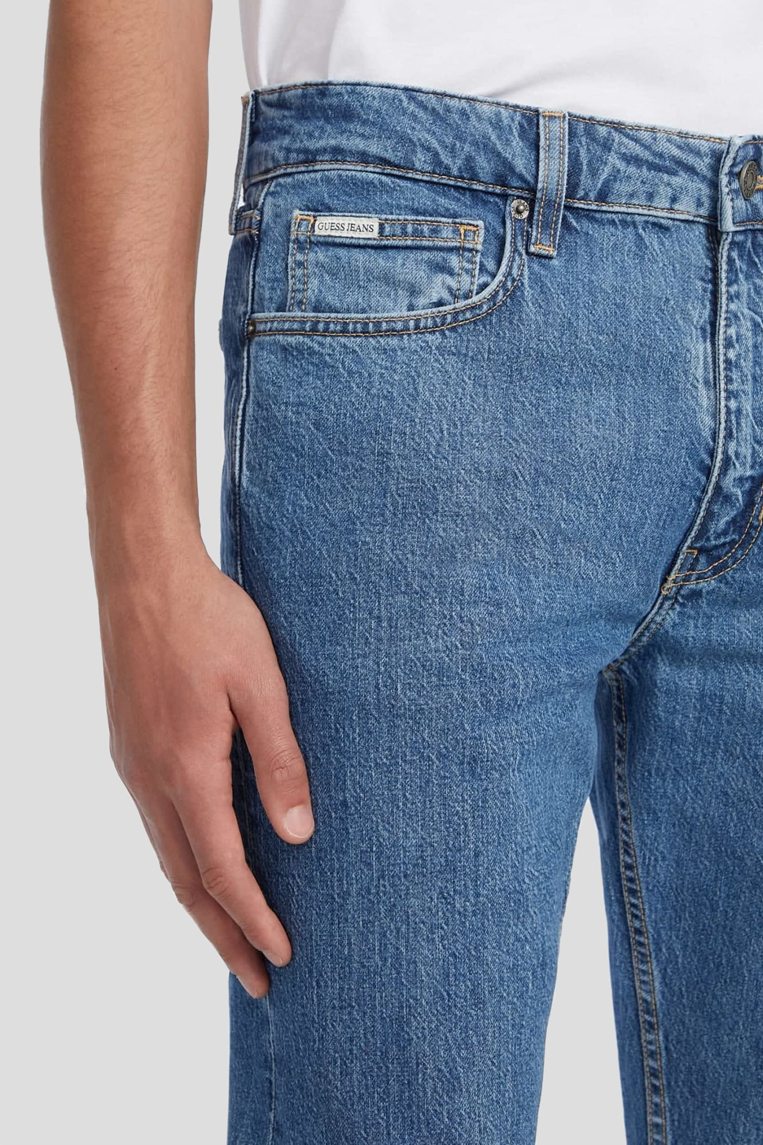 Мужские синие джинсы Guess Jeans M4YA1B.D5DO2;GAM1
