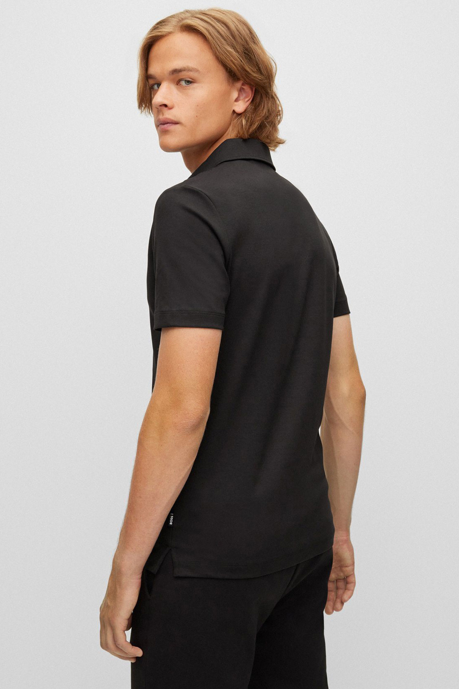 Мужское черное поло BOSS 50471335;001