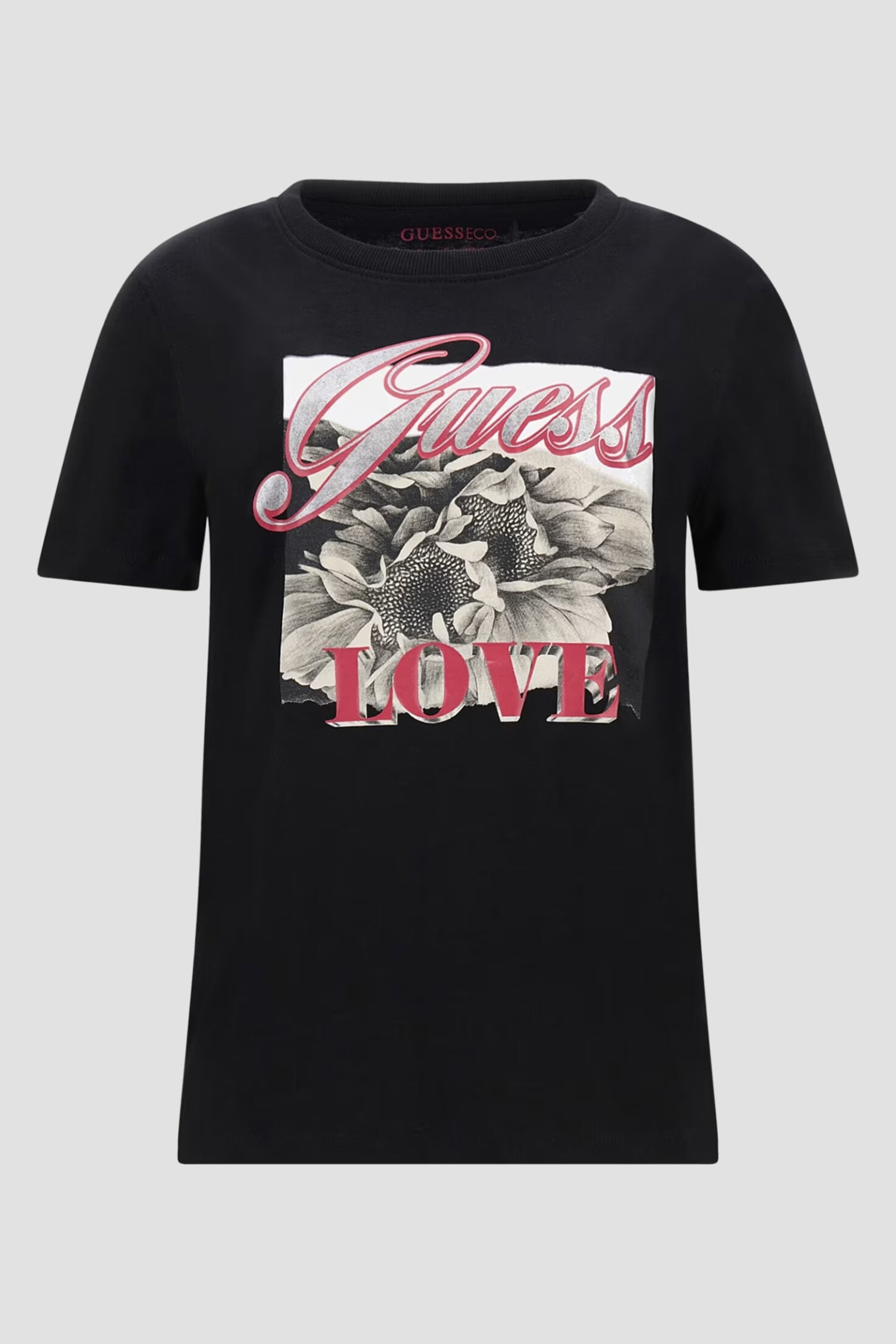 Жіноча чорна футболка Guess W4GI17.I3Z14;JBLK