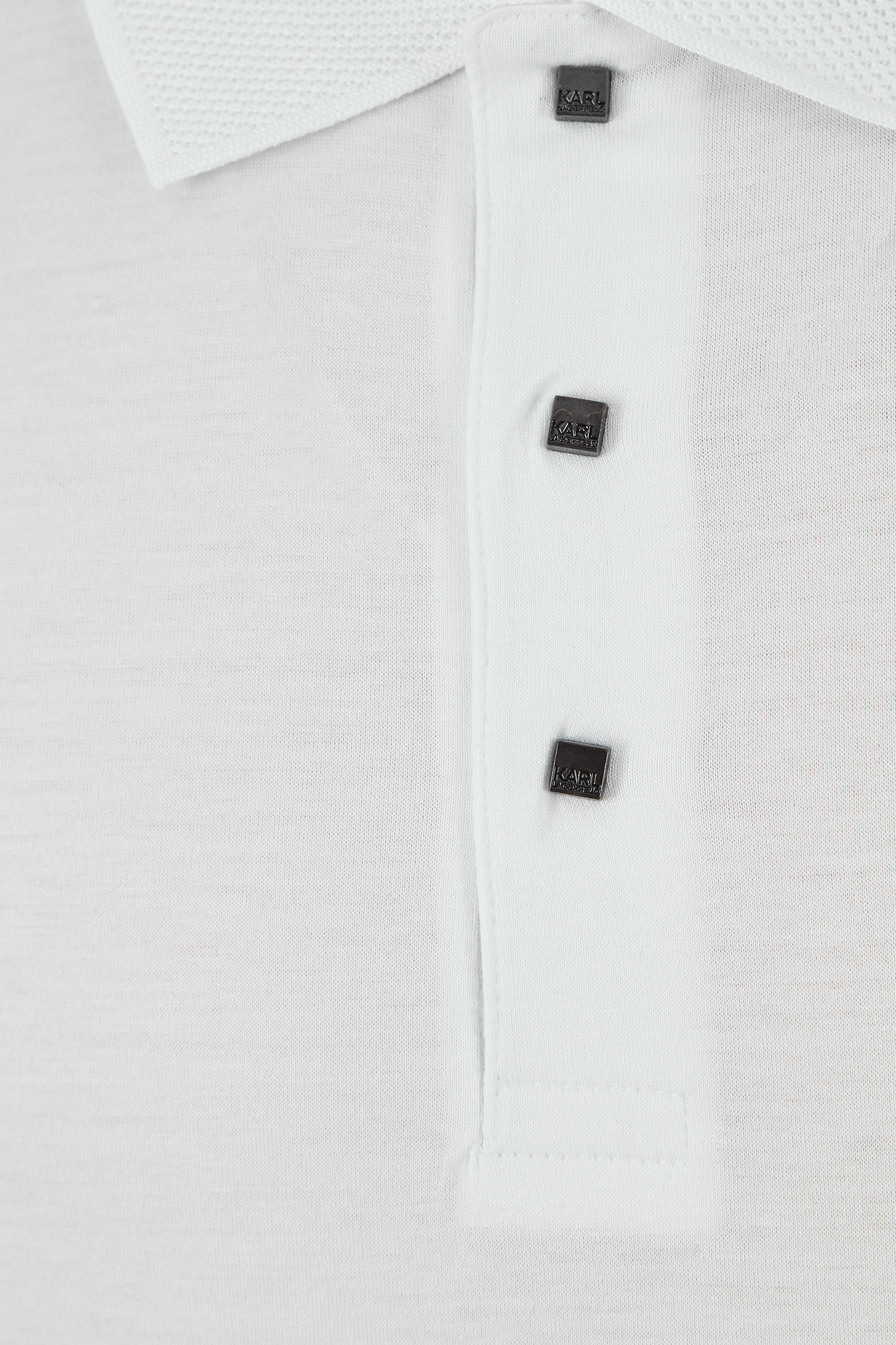 Мужское белое поло Karl Lagerfeld 551200.745082;10
