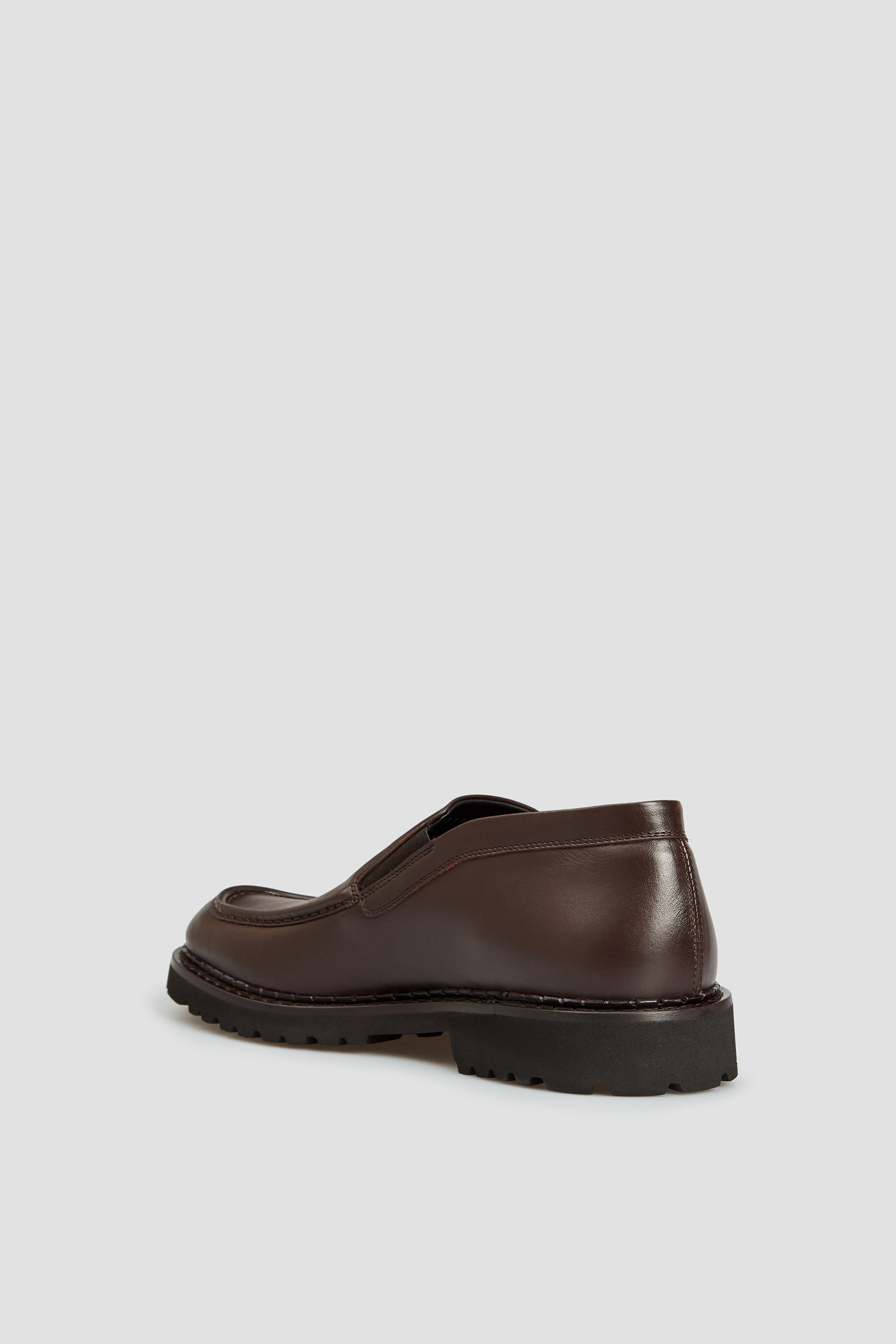 Чоловічі коричневі шкіряні лофери BALDININI U2B319MOOW;3000