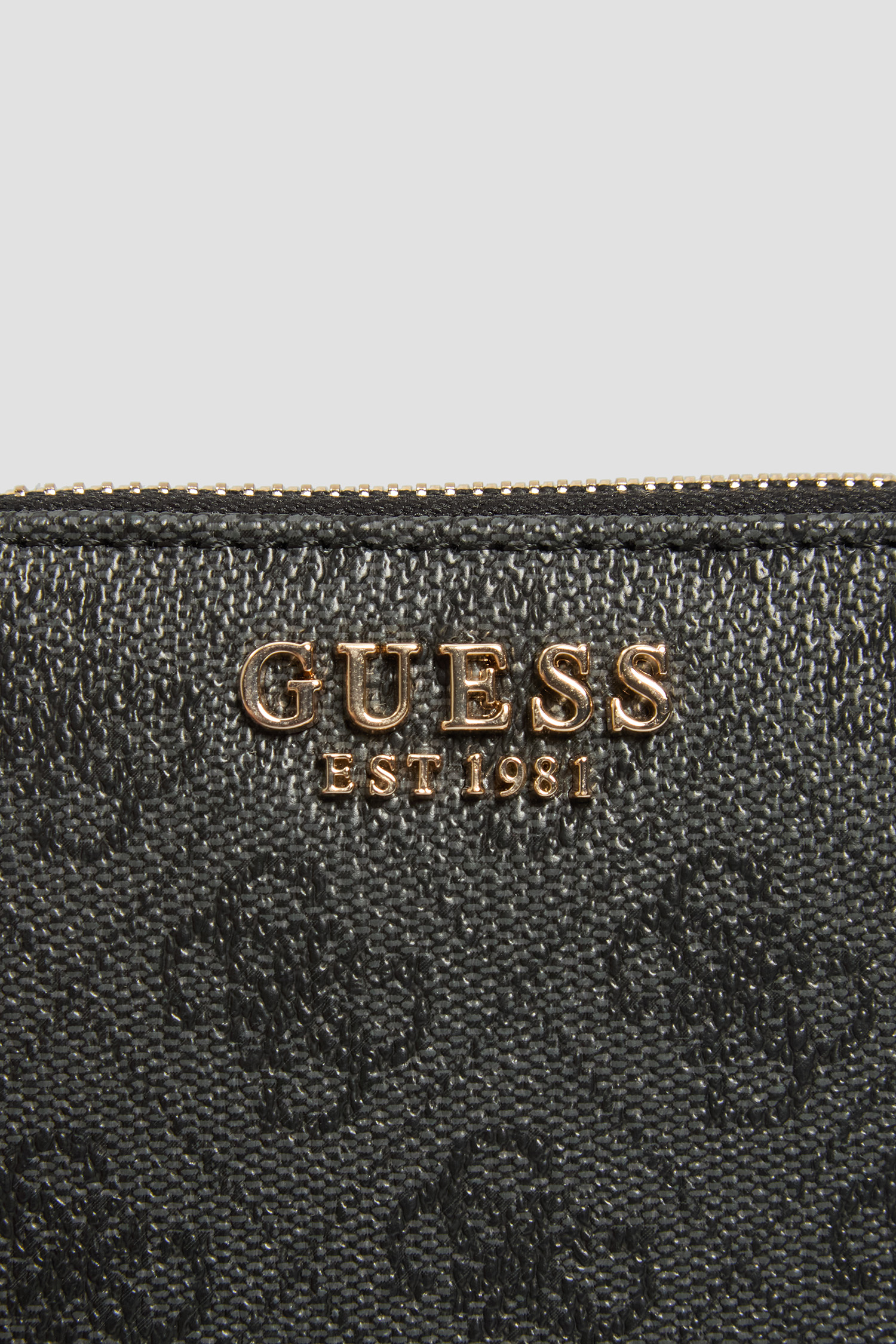 Женский темно-серый кошелек с узором Guess SWSG74.59137;CLO