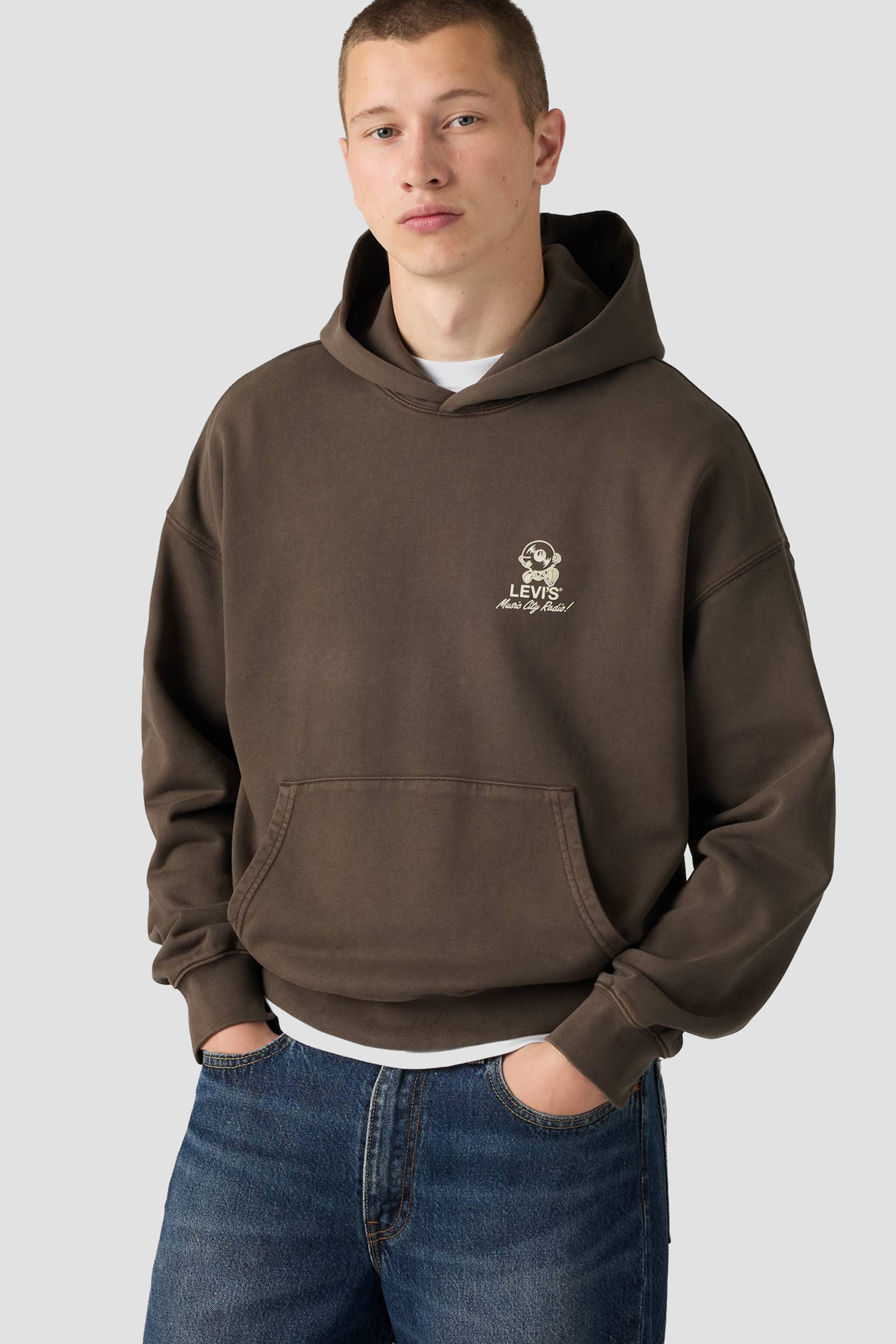 Чоловіче коричневе худі Levi’s® 003R1;0024