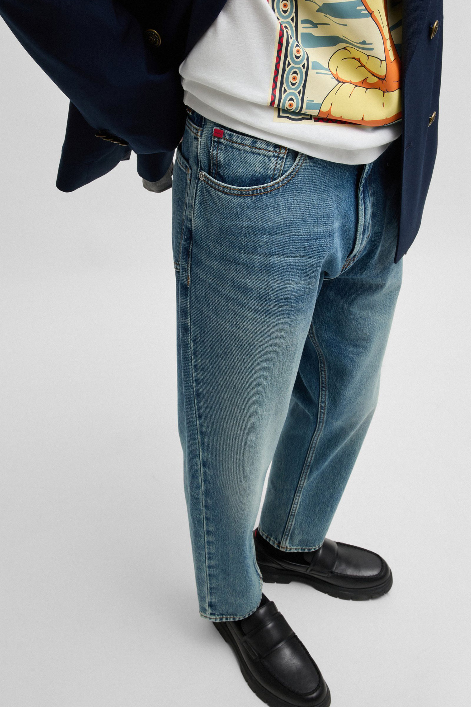 jin！ Чоловічі сині джинси DAD JEAN Calvin Klein Jeans J30J327175