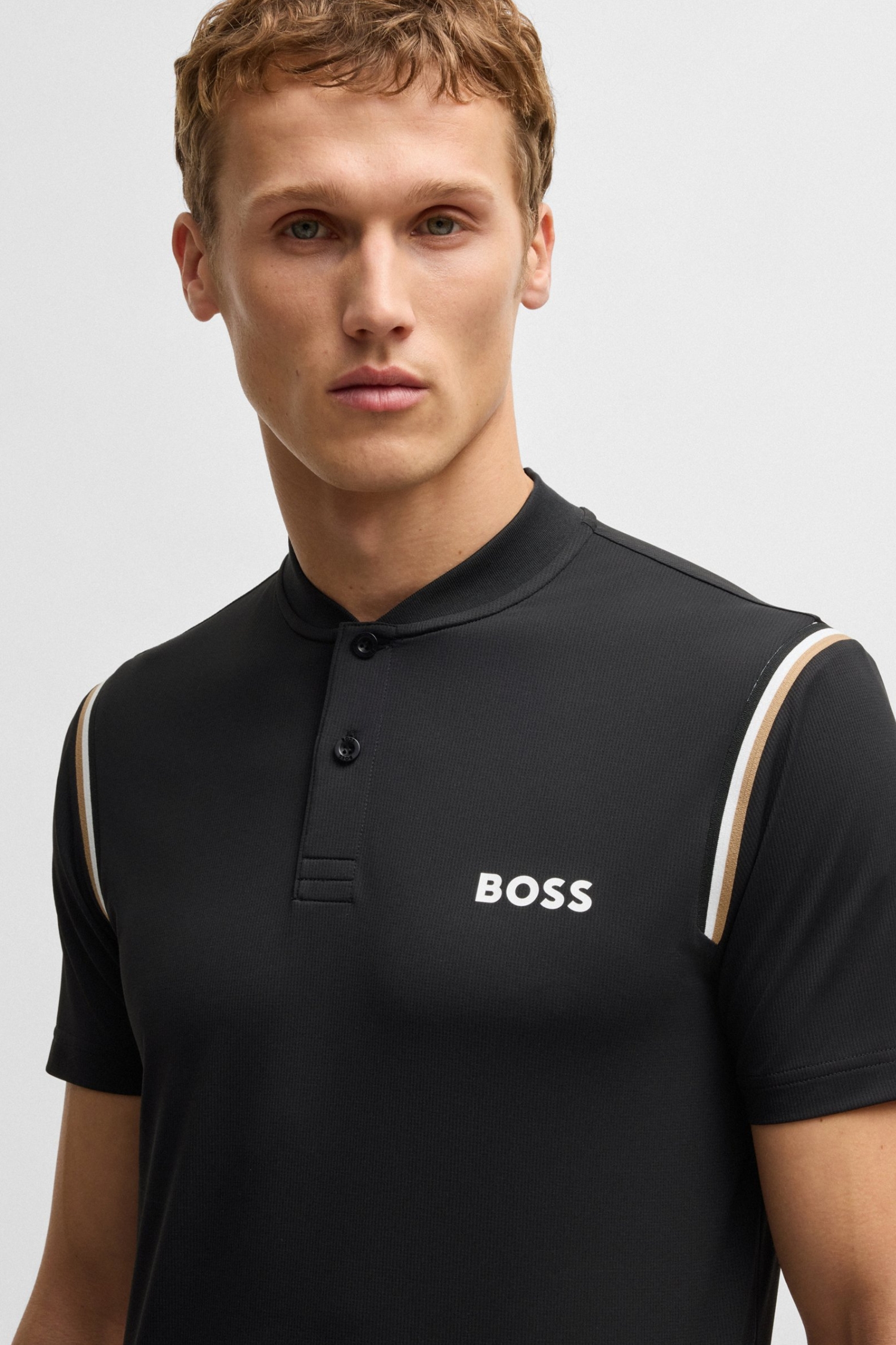 Мужское черное поло BOSS 50534347;001