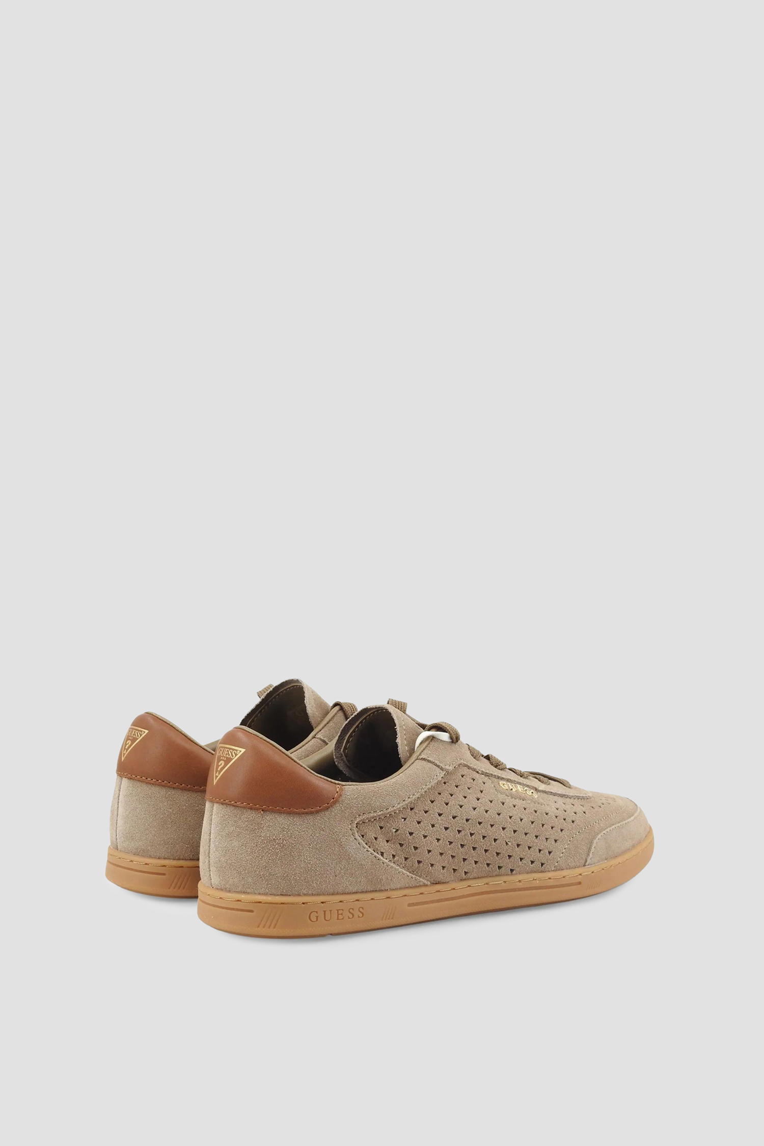 Мужские бежевые замшевые сникерсы Guess FMJNIX.SUE12;BROWN