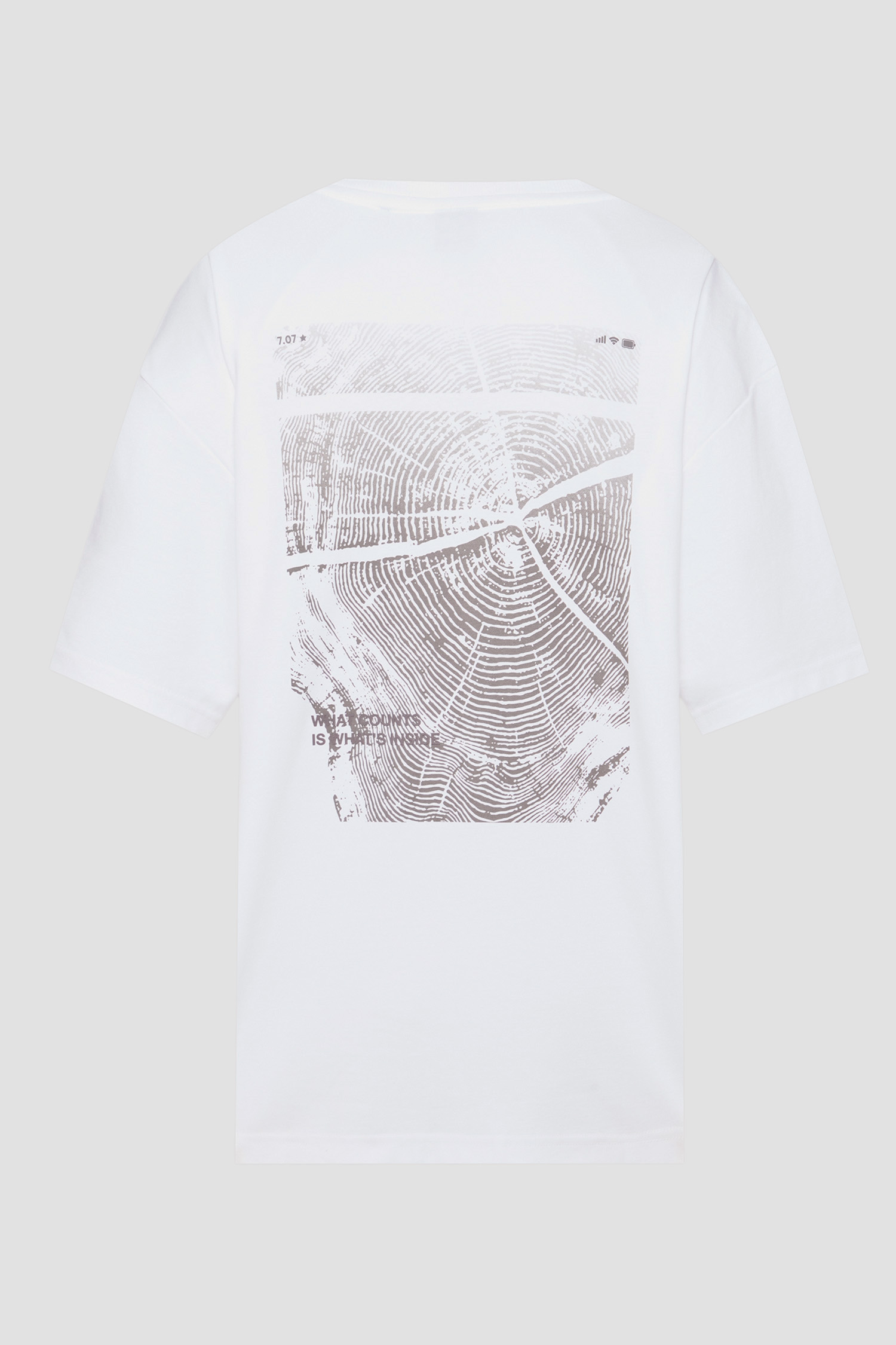 Чоловіча біла футболка BOSS 50556032;100