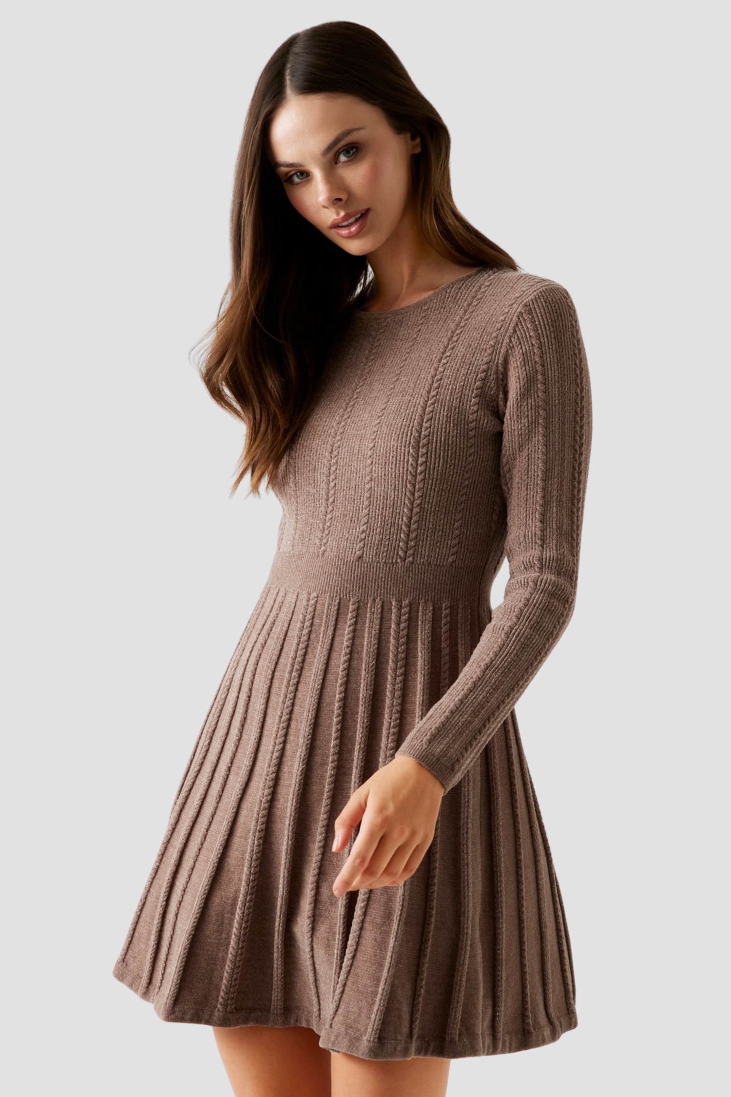 Жіноча коричнева сукня Guess W5BK79.Z3902;G1K8