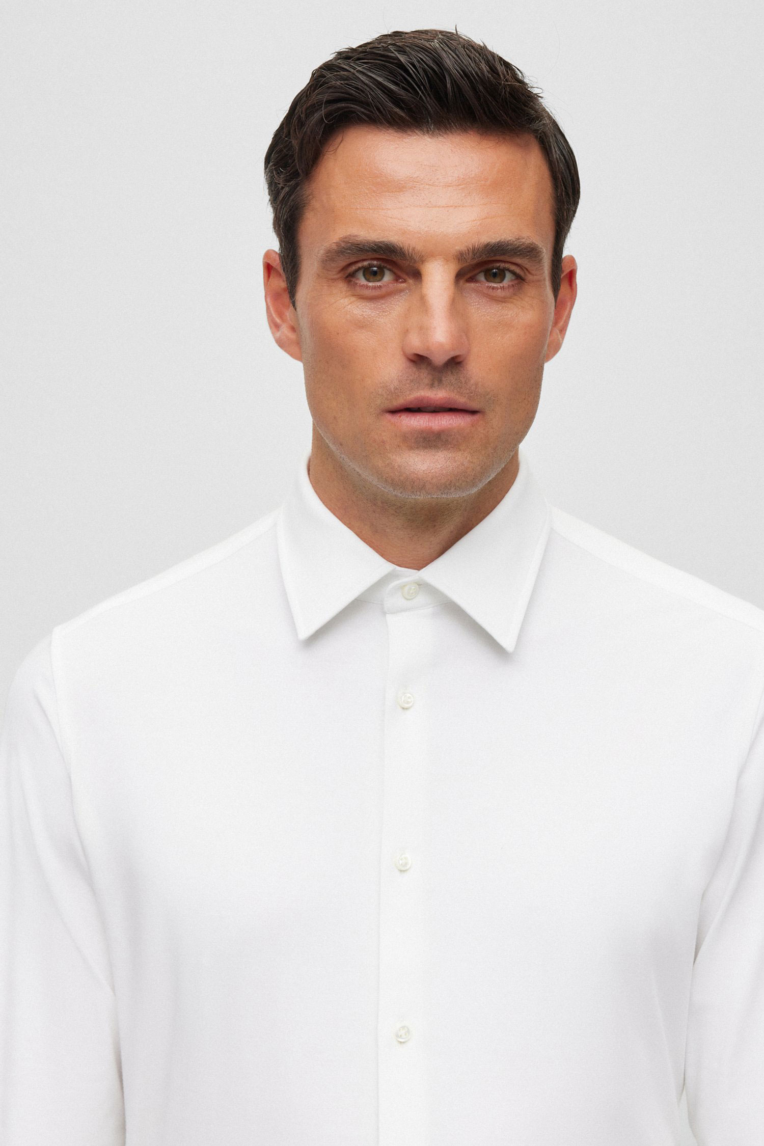 Чоловіча біла сорочка BOSS 50496915;100