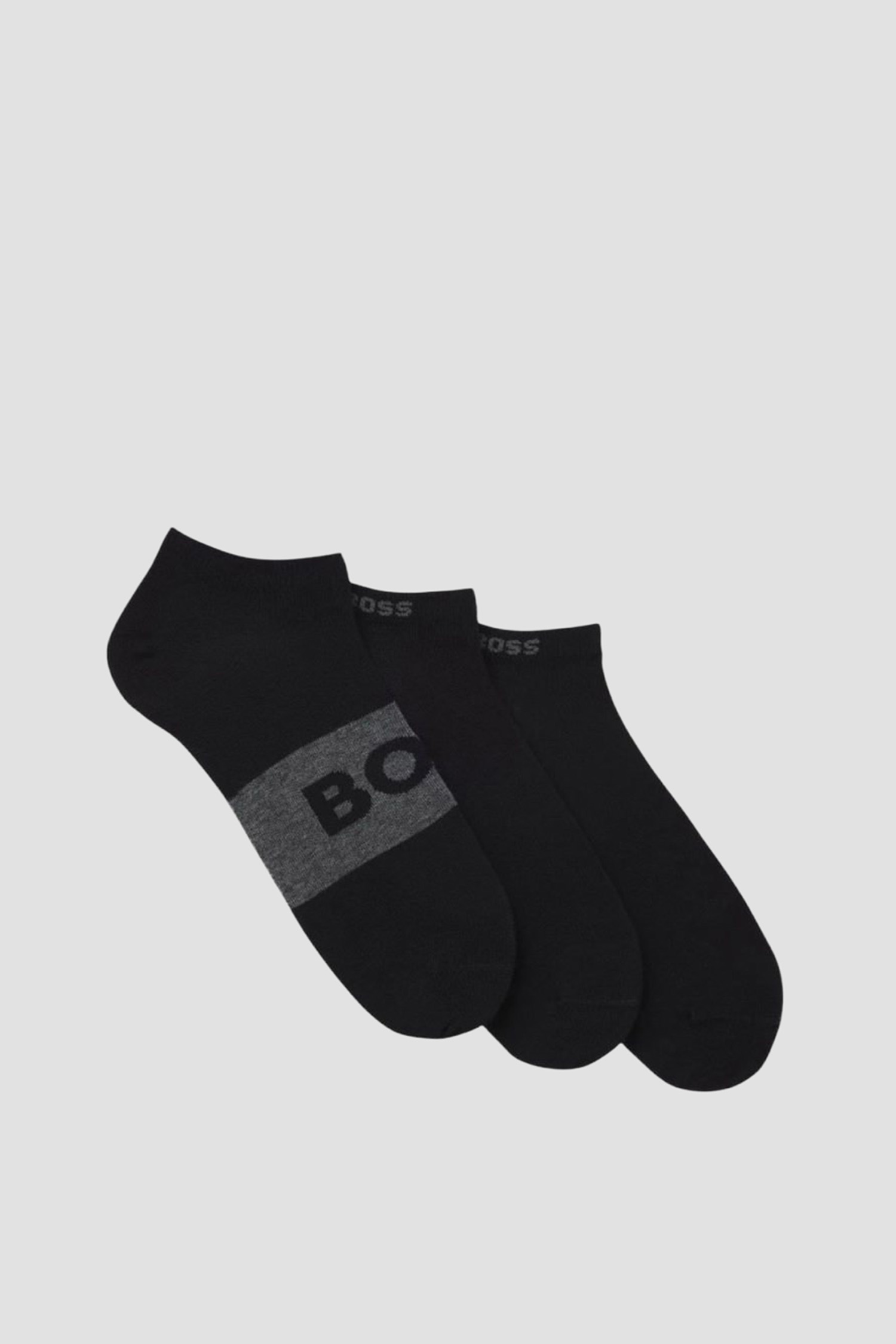 Чоловічі чорні шкарпетки (3 пари) BOSS 50543482;001