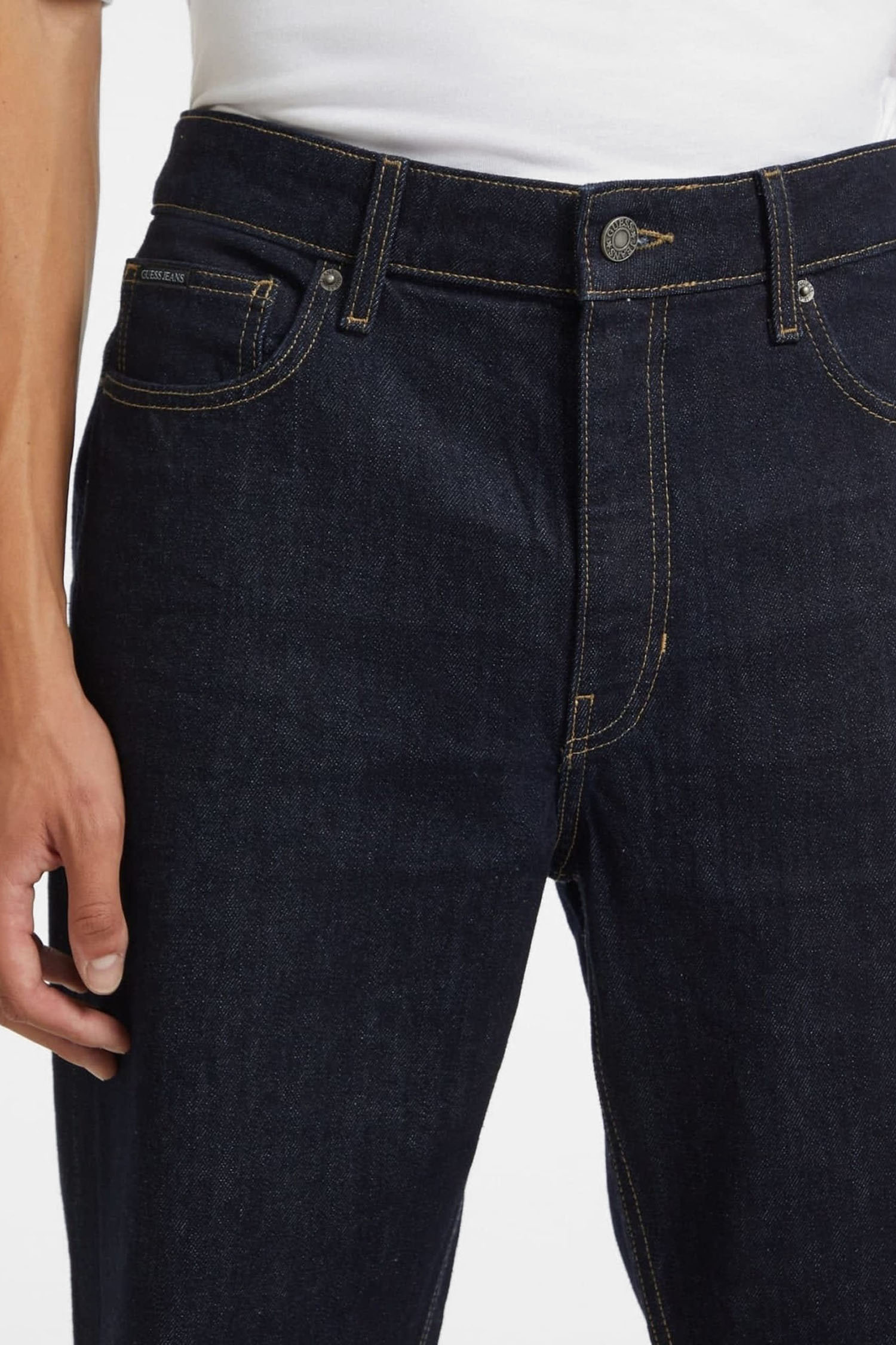 Мужские темно-синие джинсы Guess Jeans M4BAB3.D5EJ2;GJRI