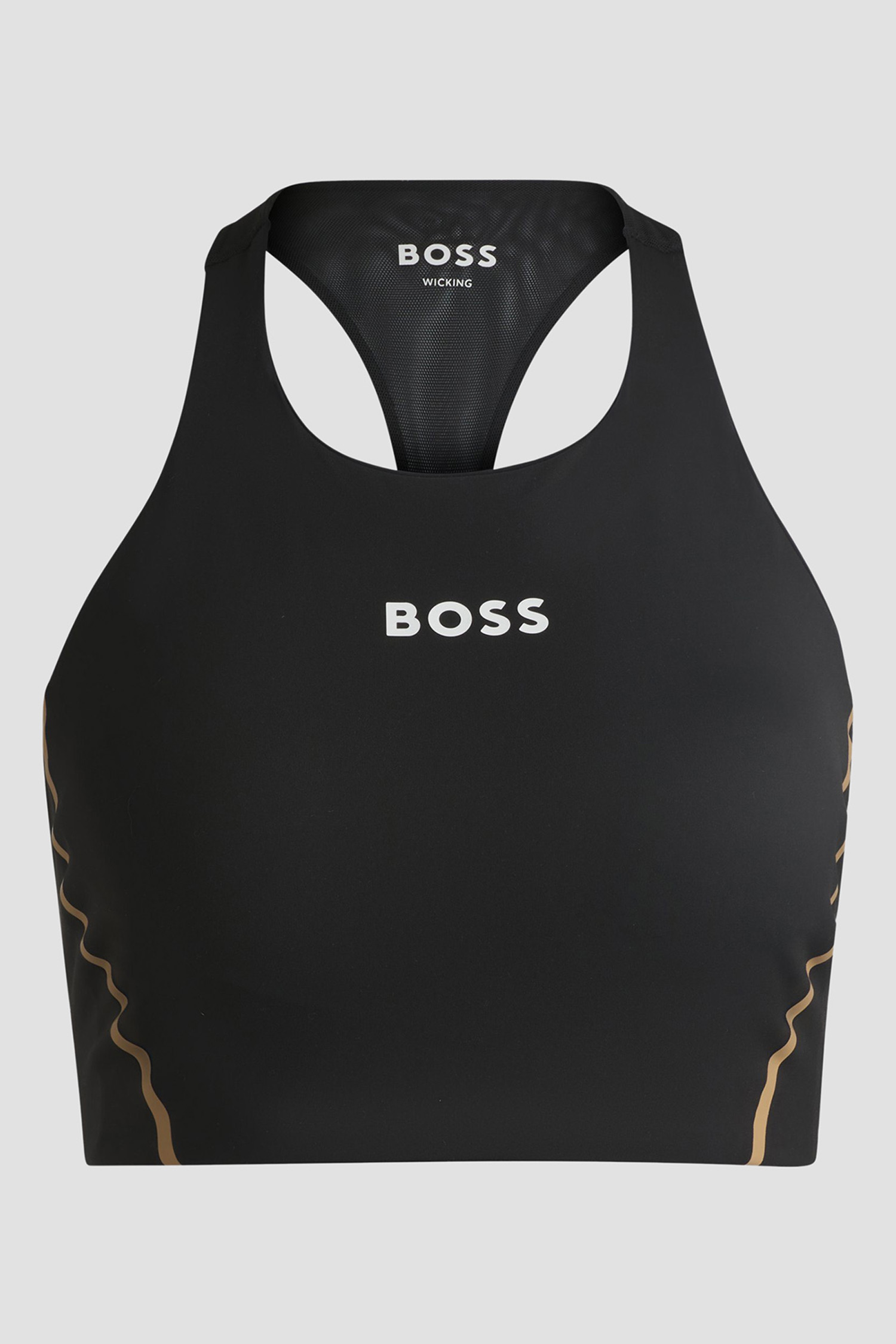 Женский черный спортивный топ BOSS 50520068;001