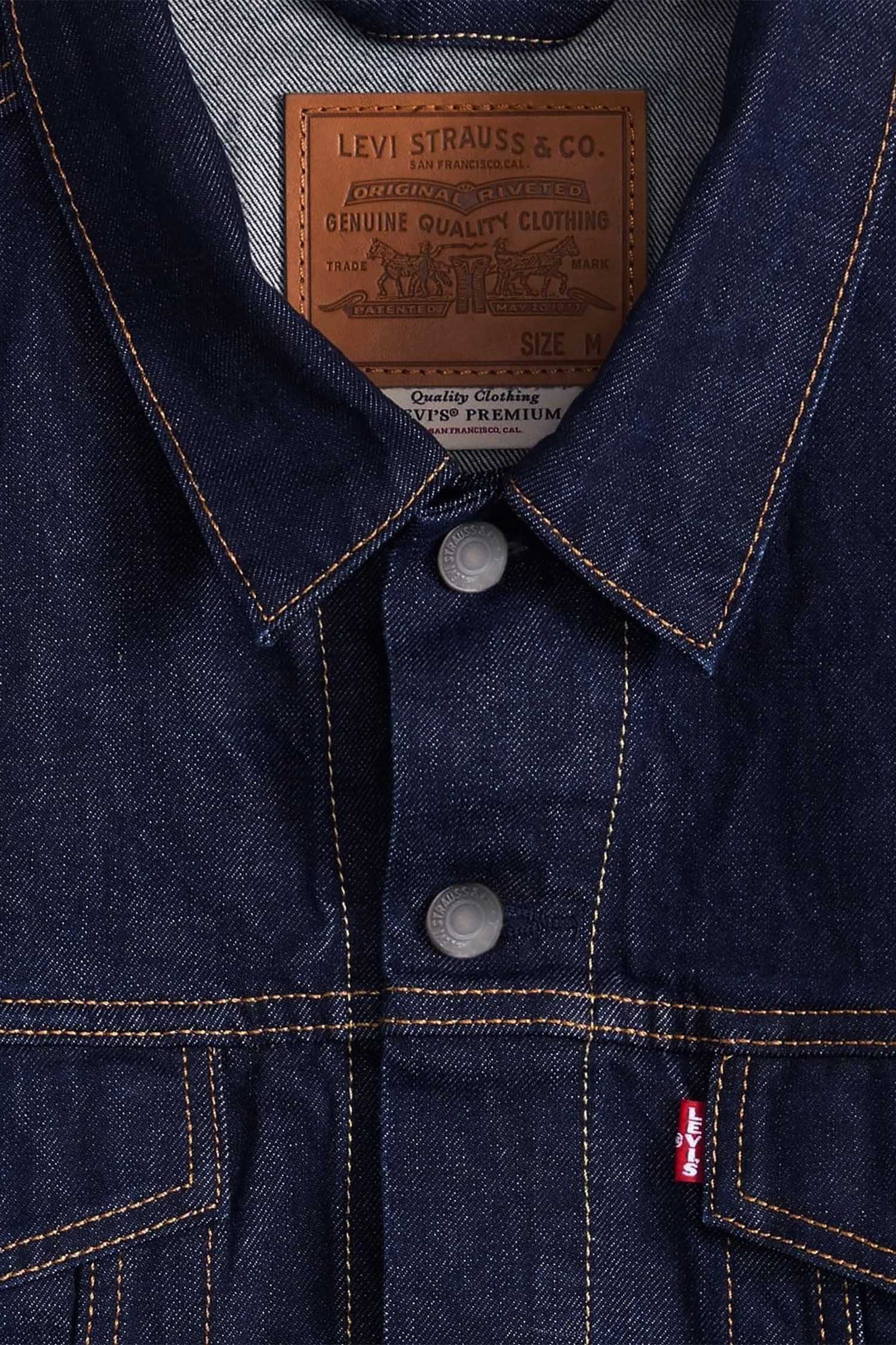 Чоловіча темно-синя джинсова куртка Levi’s® A5782;0083