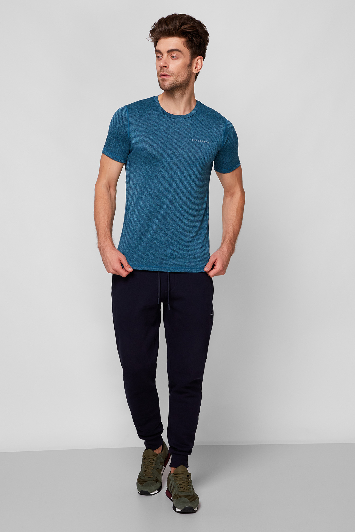 Мужская синяя футболка SuperDry MS310195A;3HK