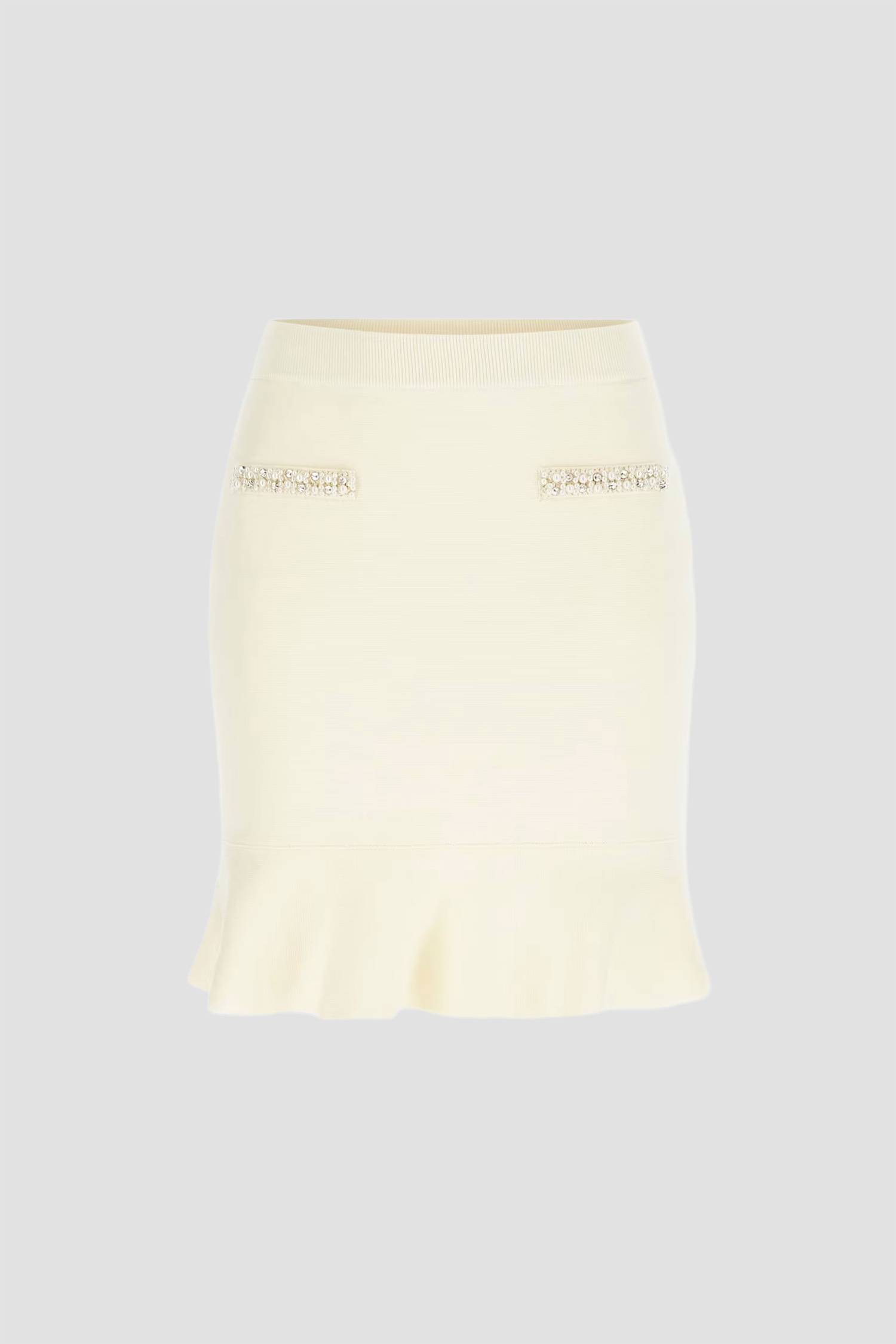 Жіноча біла спідниця Guess W6RD75.Z4422;G012