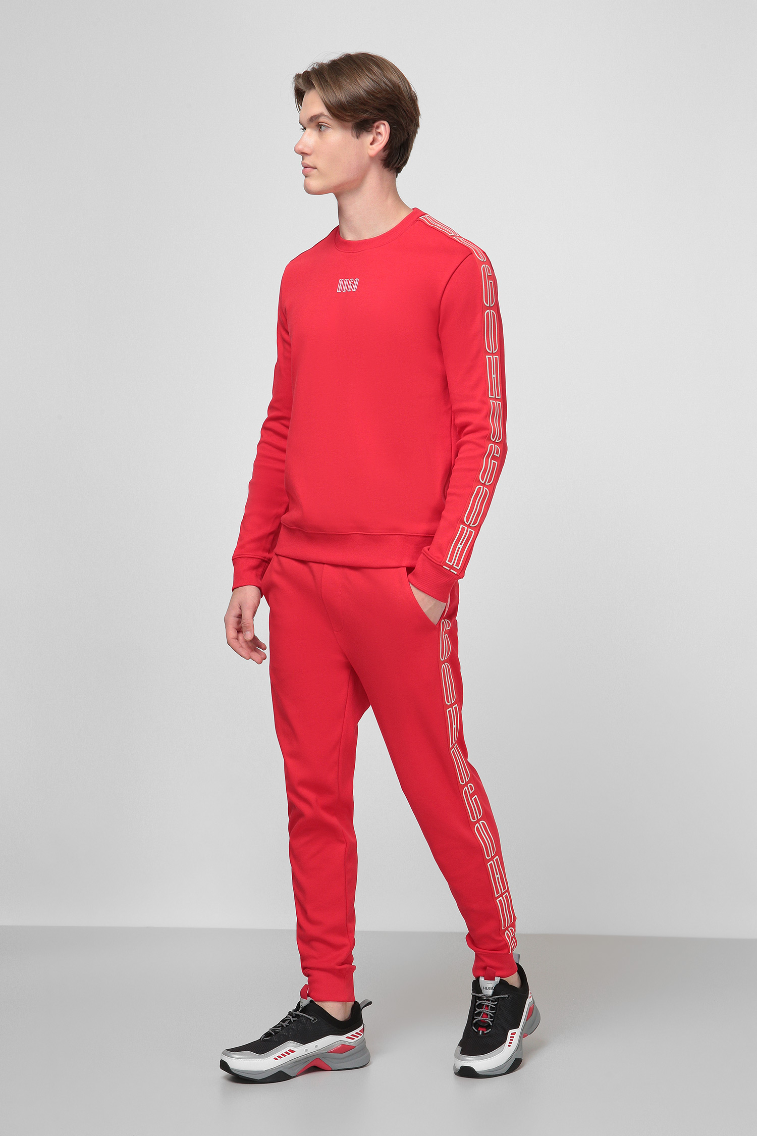 Красные спортивные брюки для парней HUGO 50432341;693