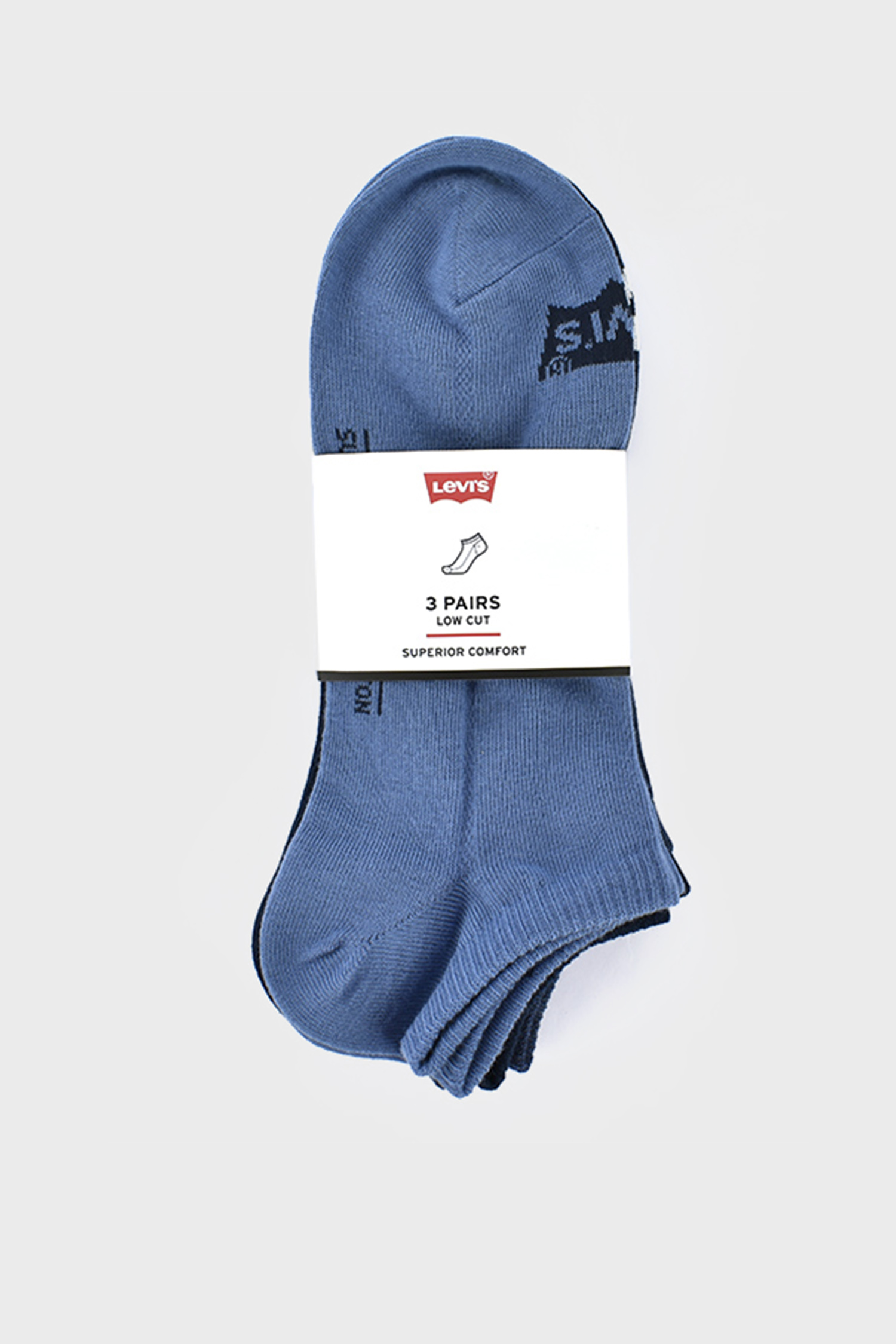 Синие носки (3 пары) Levi’s® 903050001;009