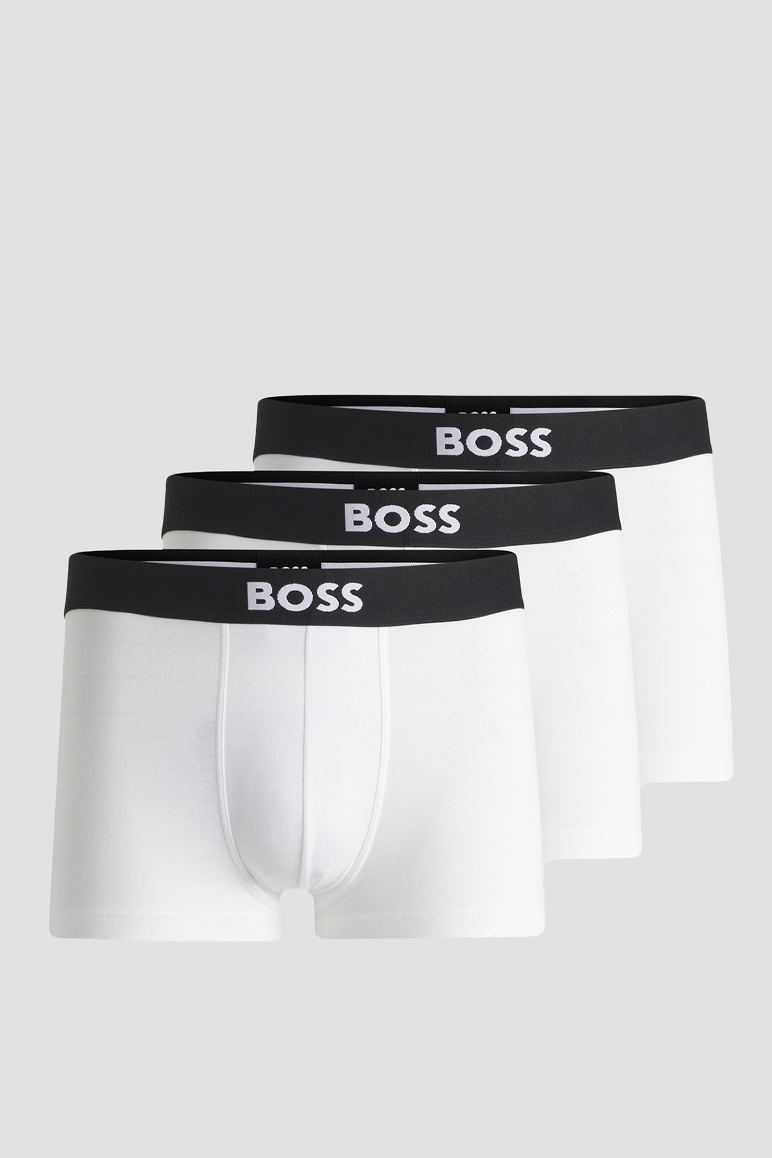Чоловічі білі боксери (3 шт) BOSS 50544263;100