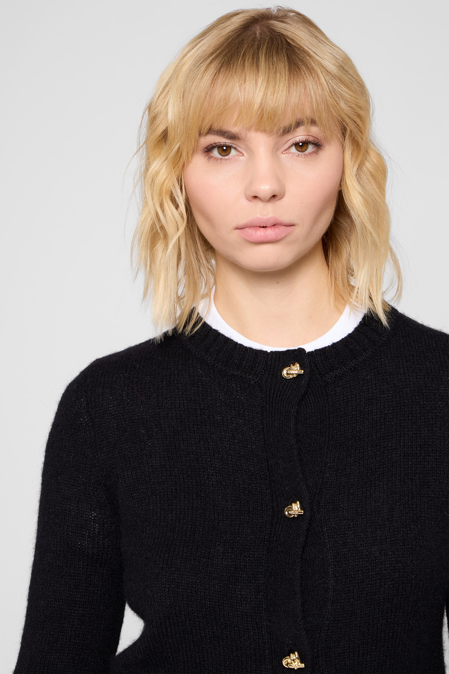 Женский черный кардиган HUGO 50548248;001