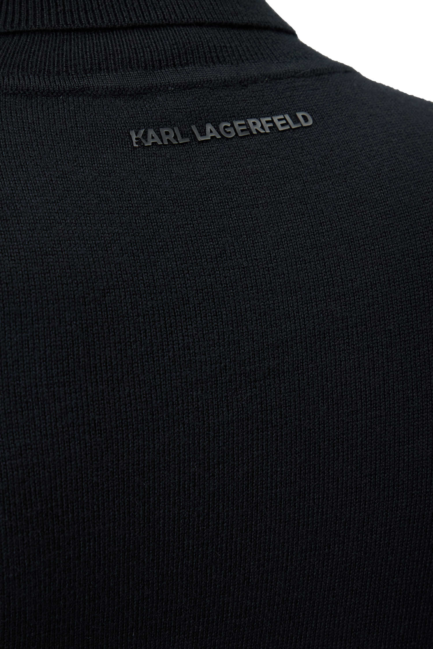 Чоловічий чорний вовняний гольф Karl Lagerfeld 544399.655058;990