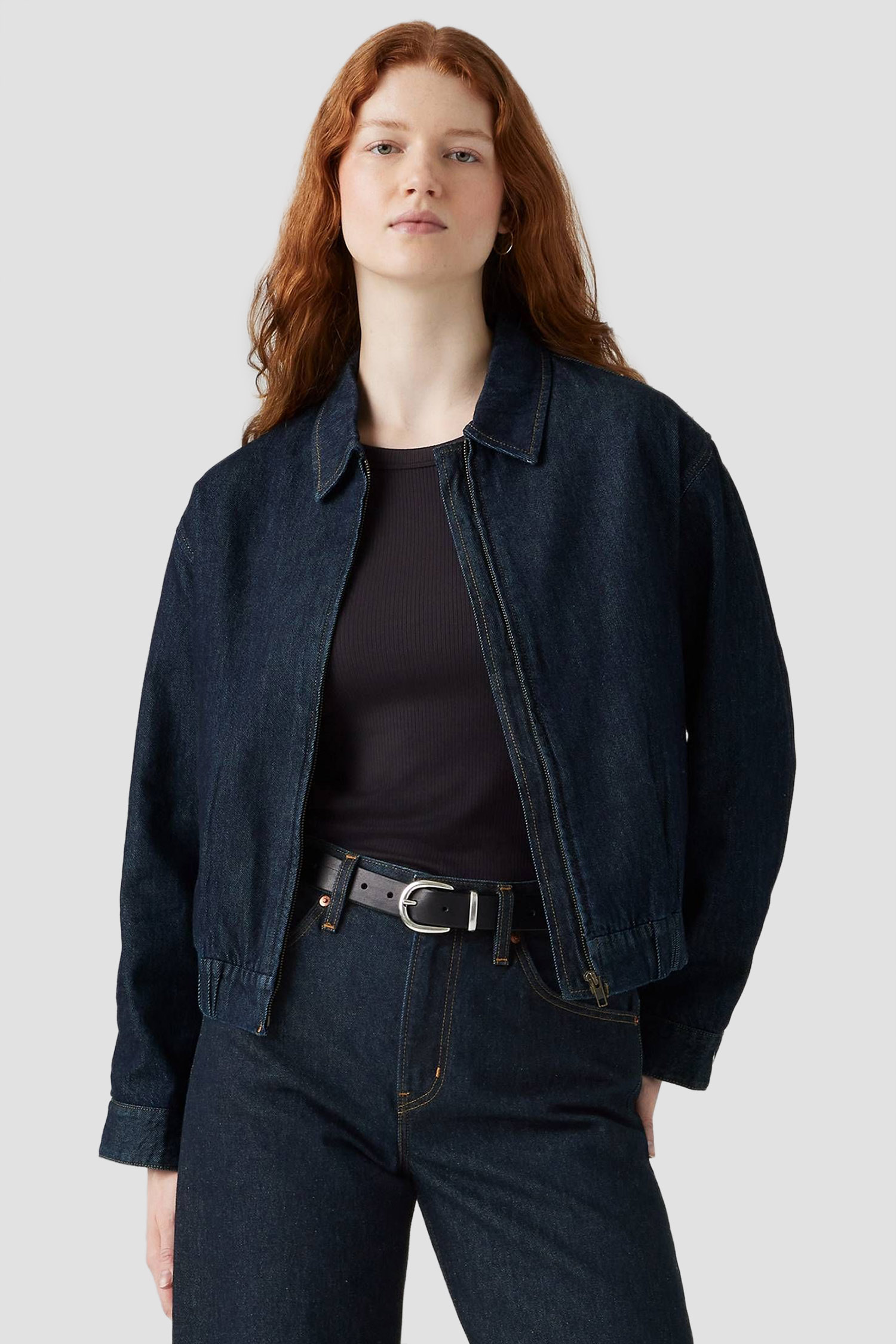 Женская темно-синяя джинсовая куртка Levi’s® 003GA;0000