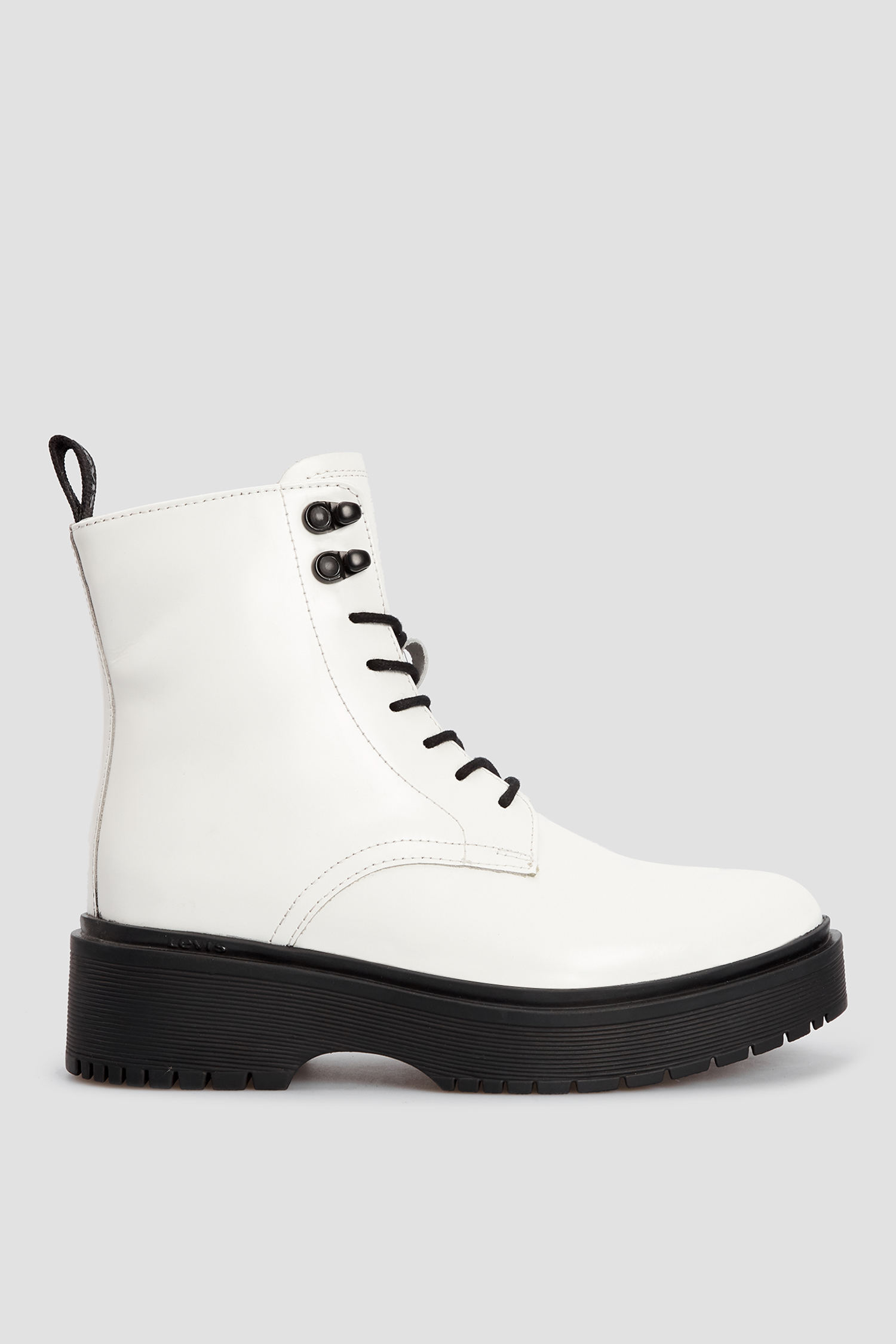 Белые кожаные ботинки для девушек Levi’s® 233648;662.51