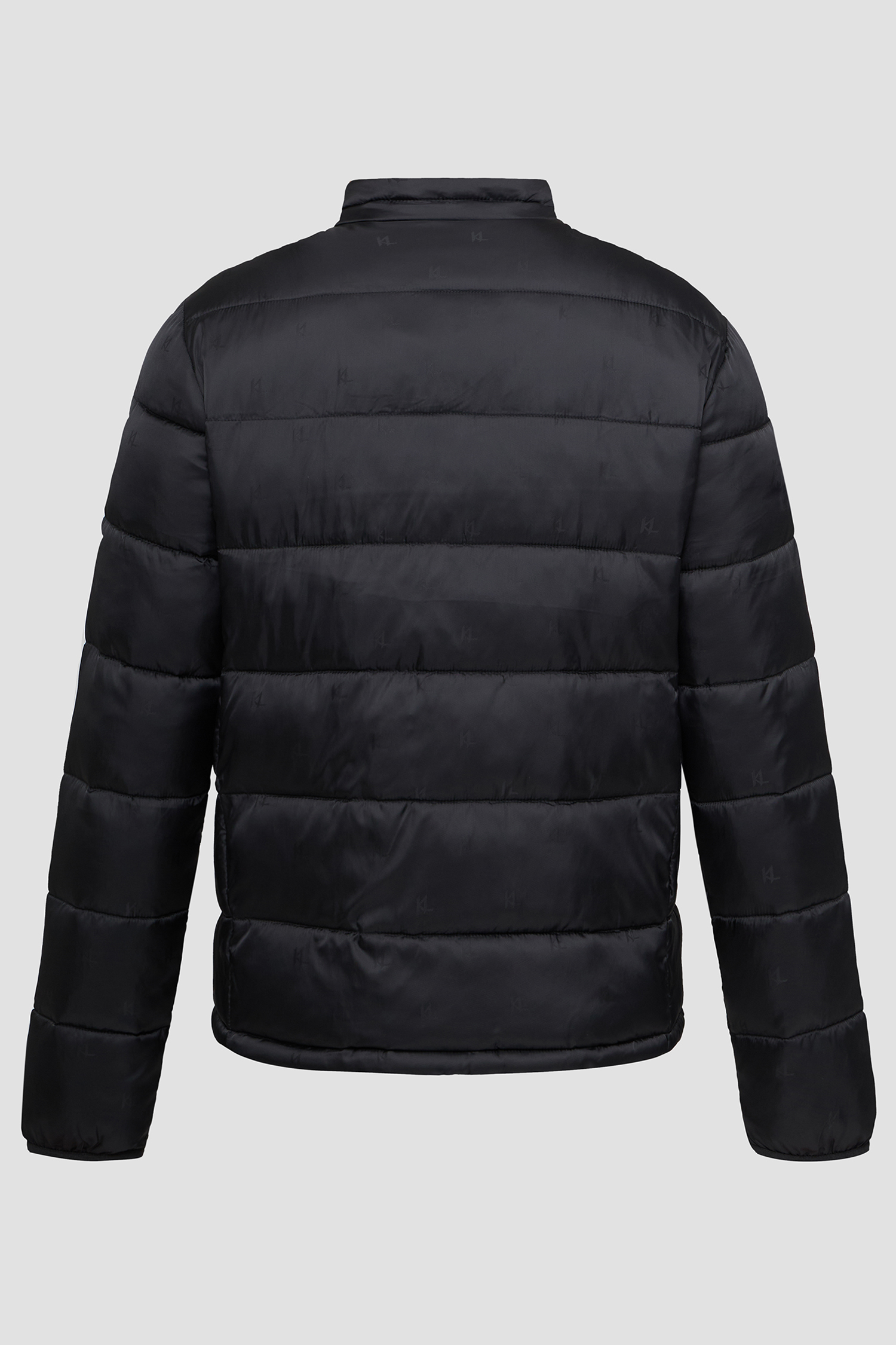 Мужская черная куртка с узором Karl Lagerfeld 563592.505021;990