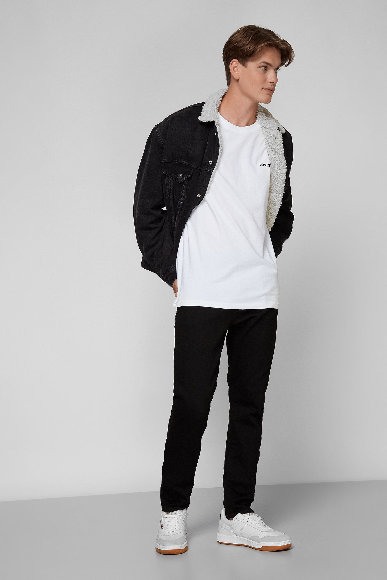 Черные джинсы для парней 512® Slim Taper Levi’s® 28833;0013