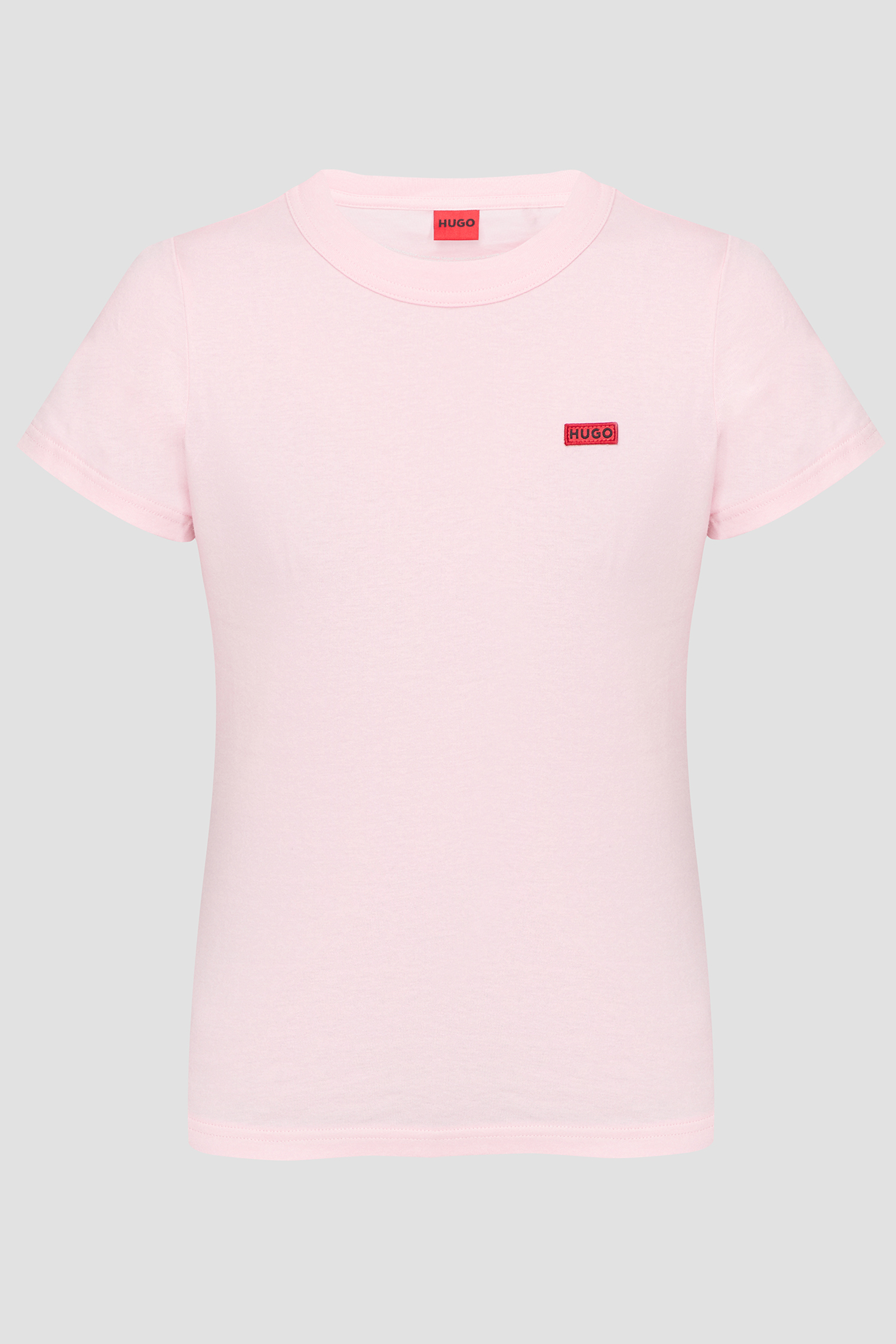 Женская розовая футболка HUGO 50489117;685