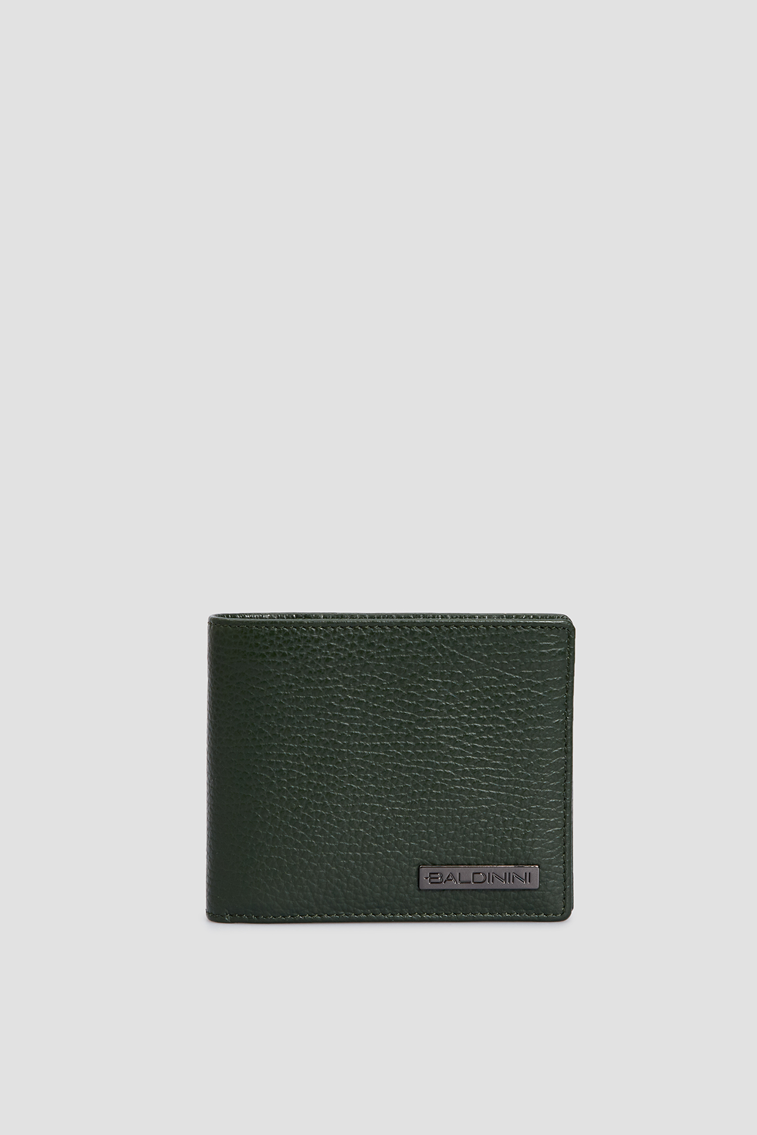 Чоловічий зелений шкіряний гаманець Baldinini Q3A003CERV;5545