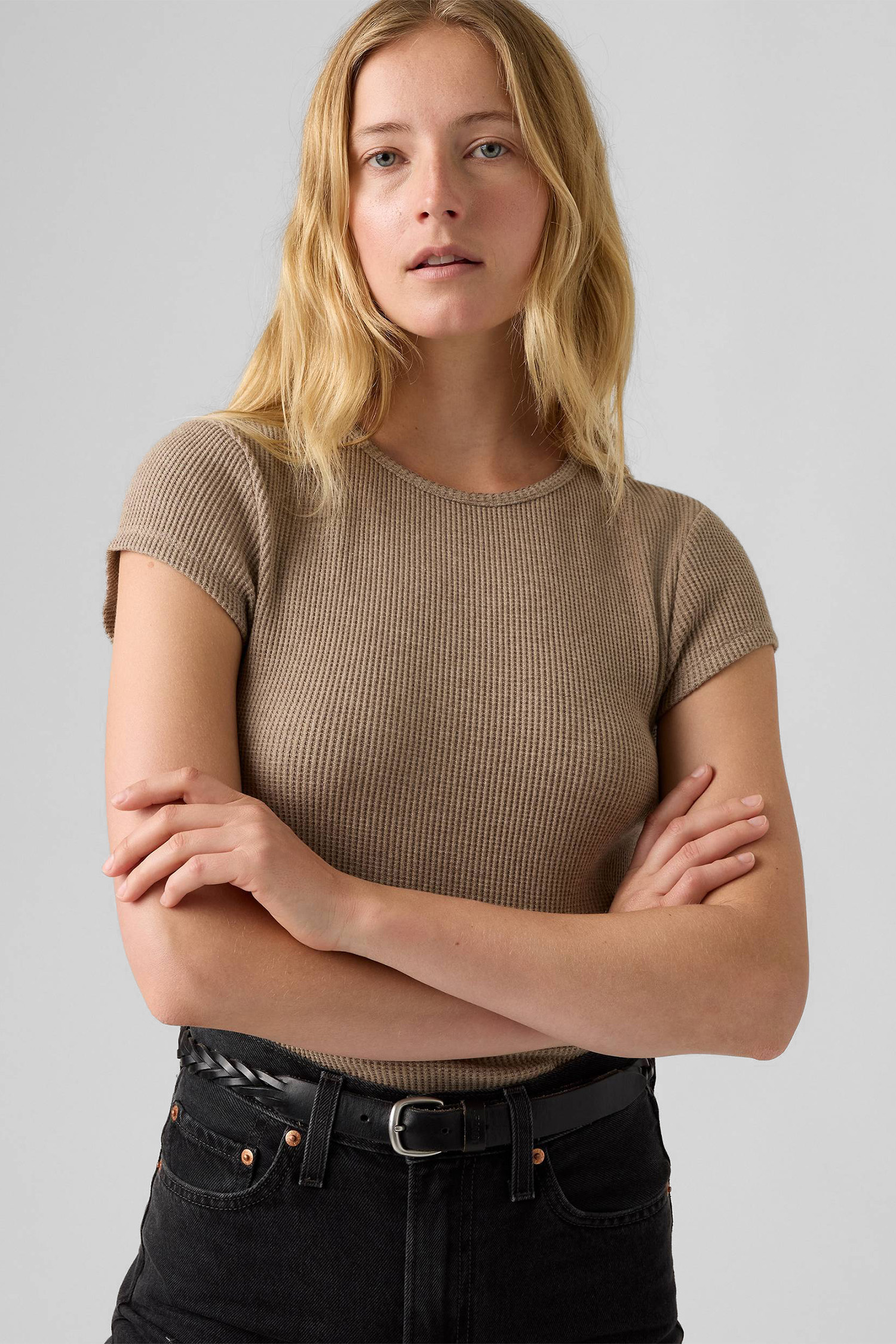 Жіноча бежева футболка Levi’s® 003PW;0003