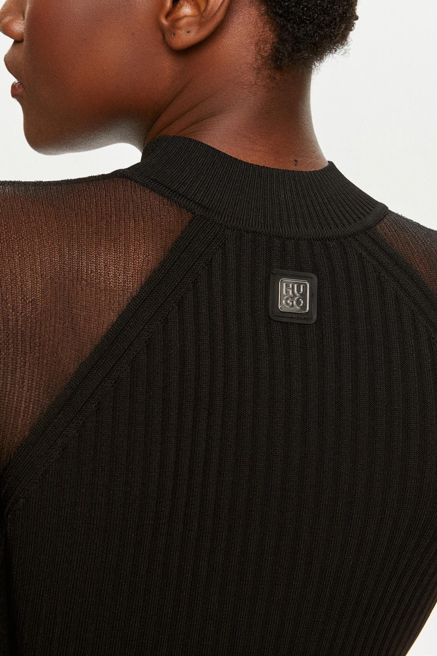 Жіноча чорна сукня HUGO 50518336;001