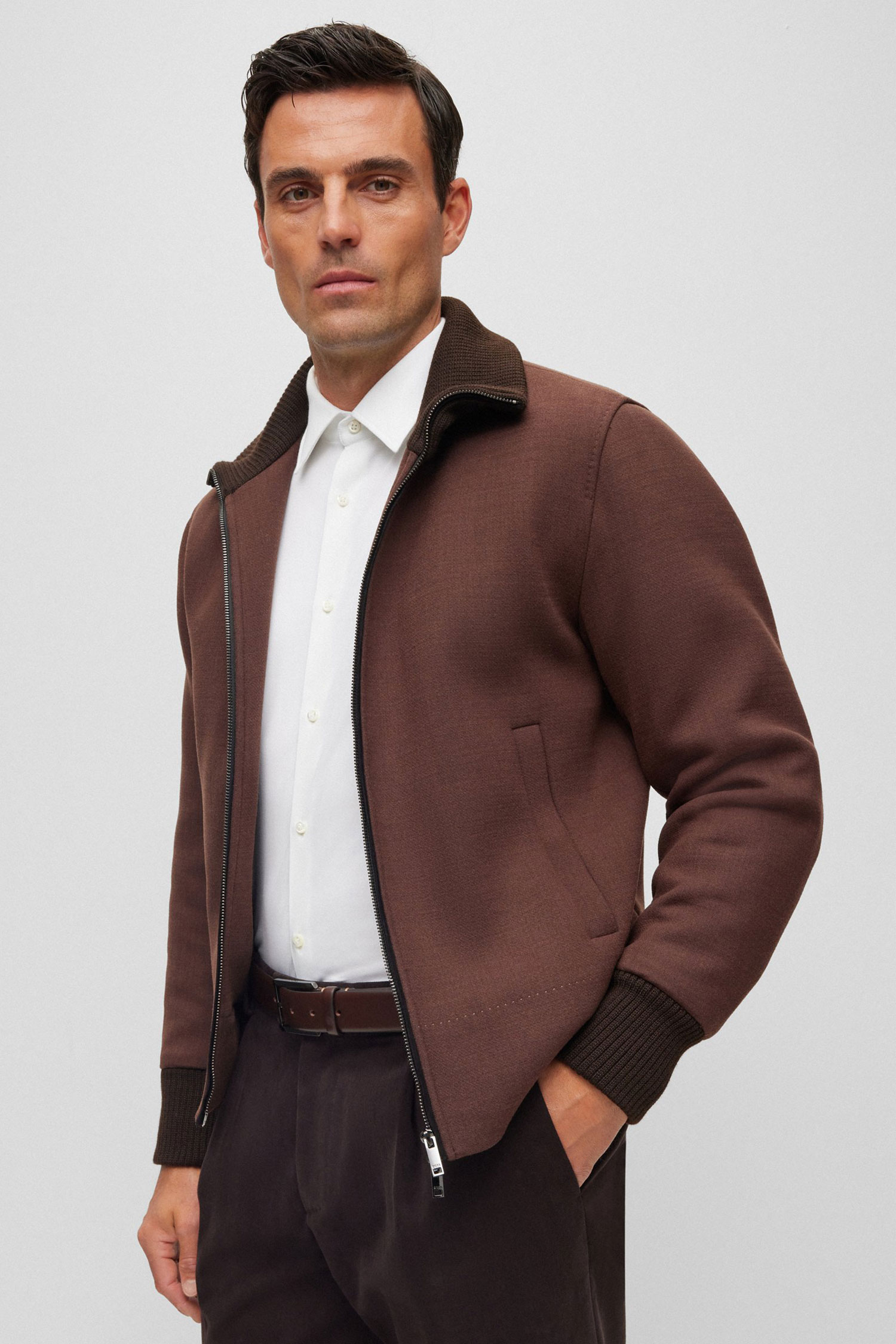 Чоловіча біла сорочка BOSS 50496915;100