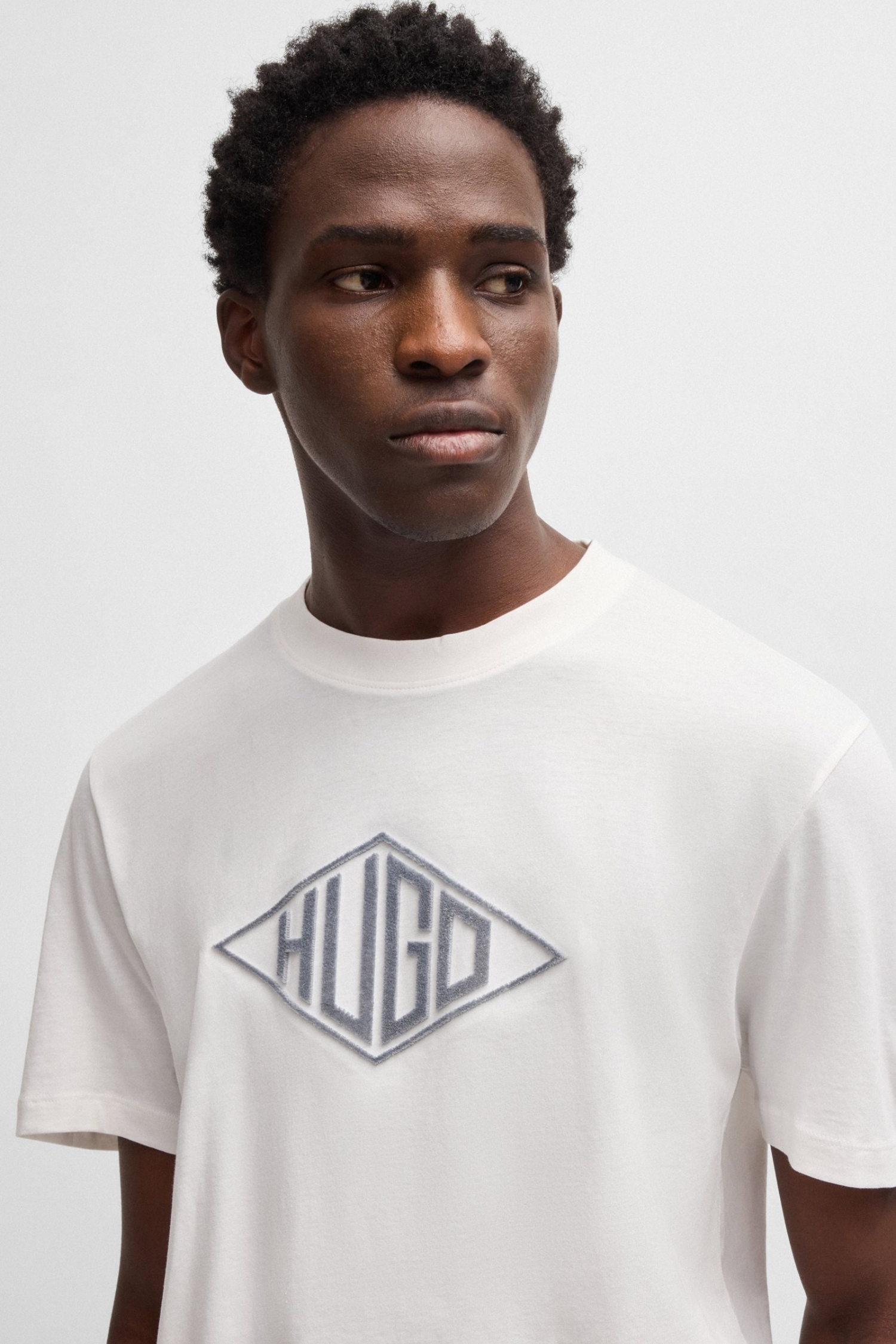 Мужская белая футболка HUGO 50534934;102