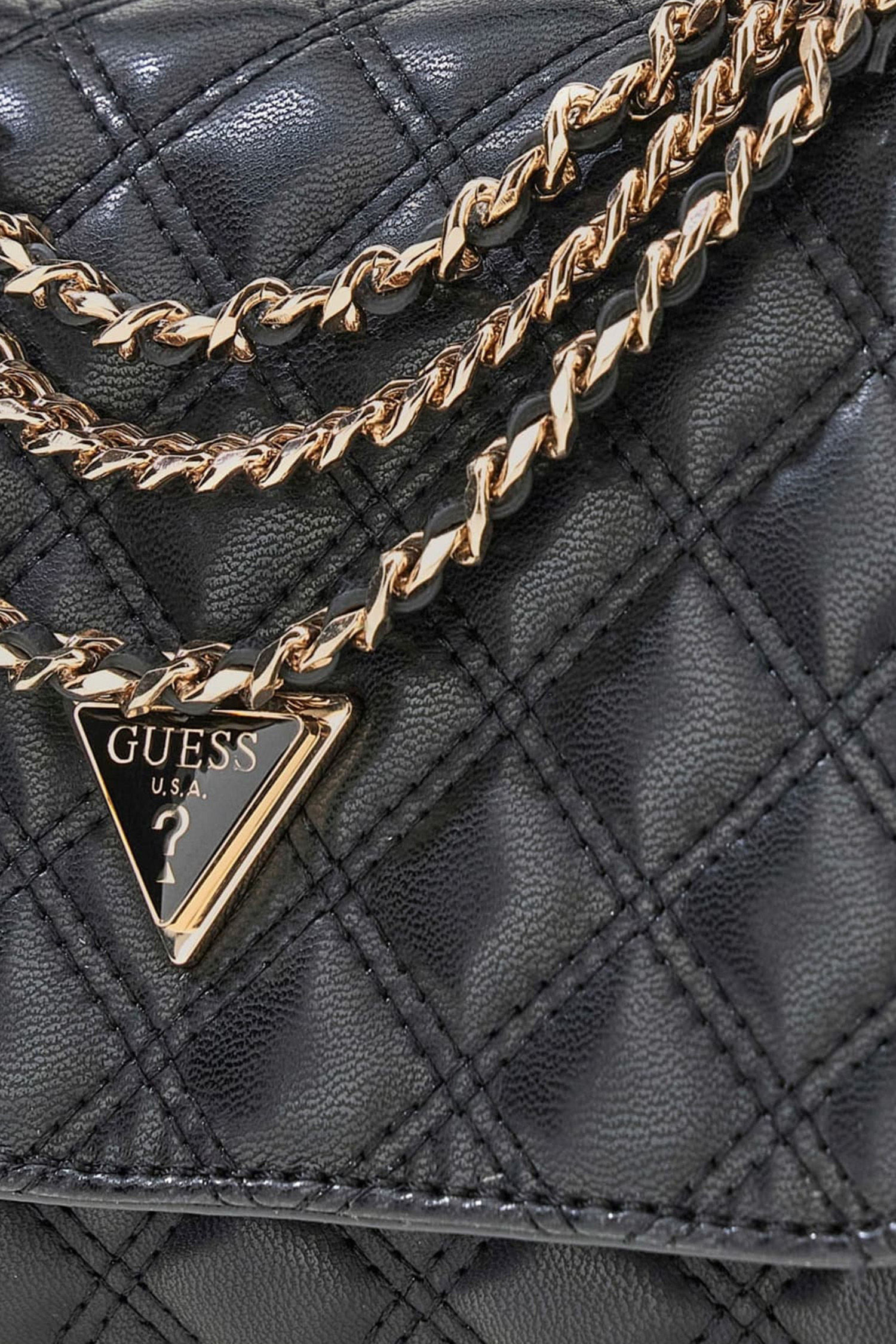Женская черная сумка Guess HWQG96.73190;BLA