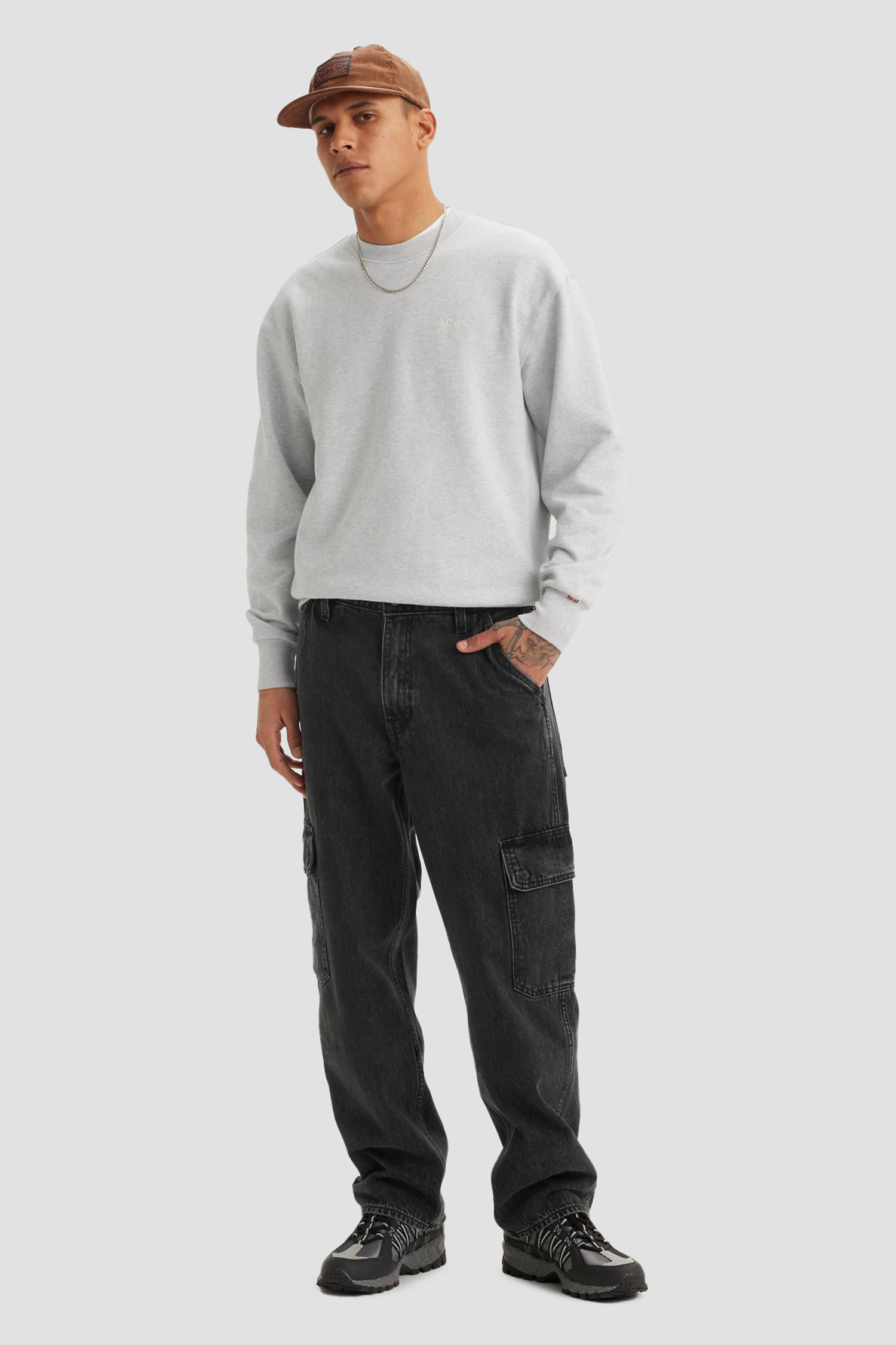 Мужские черные джинсы 568® Loose Straight Cargo Levi’s® 000LP;0002