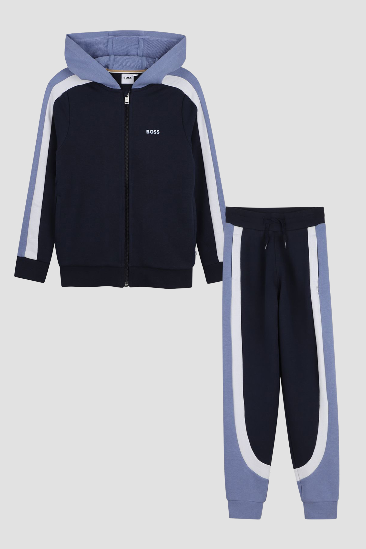 Дитячий темно-синій спортивний костюм (кофта, штани) BOSS kids J53004;849