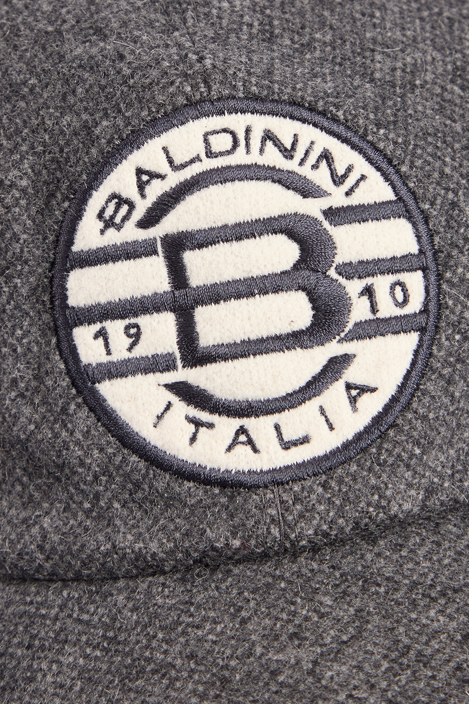 Женская темно-серая шерстяная кепка BALDININI L5B005XXMSLA;0010