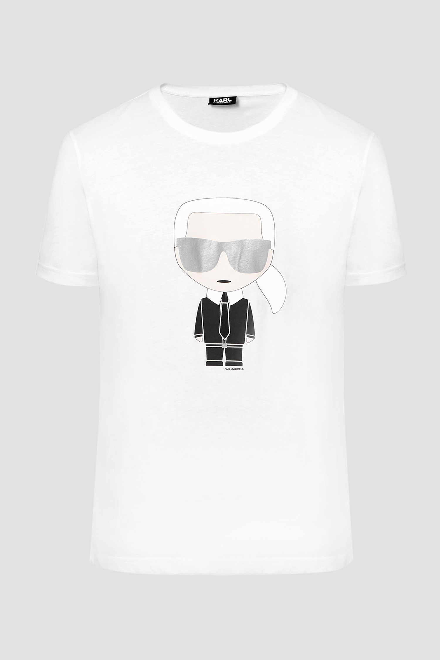 Мужская белая футболка Karl Lagerfeld 502251.755061;10