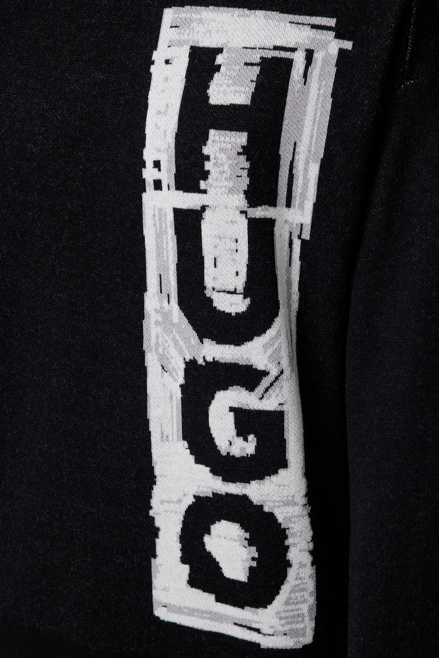 Чоловічий чорний джемпер HUGO 50492814;001