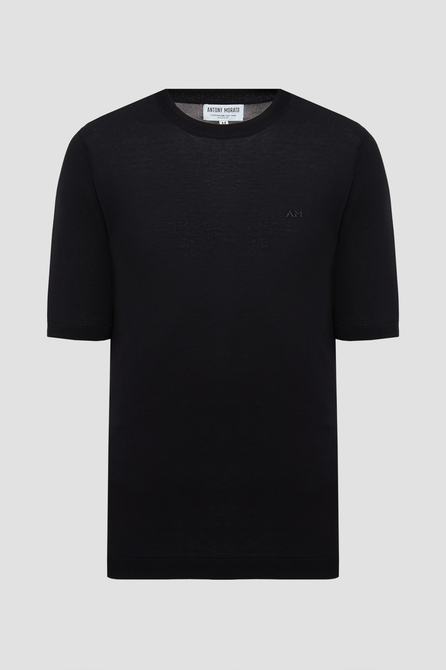 Мужской черный джемпер Antony Morato MMSW01597.YA200076;9000
