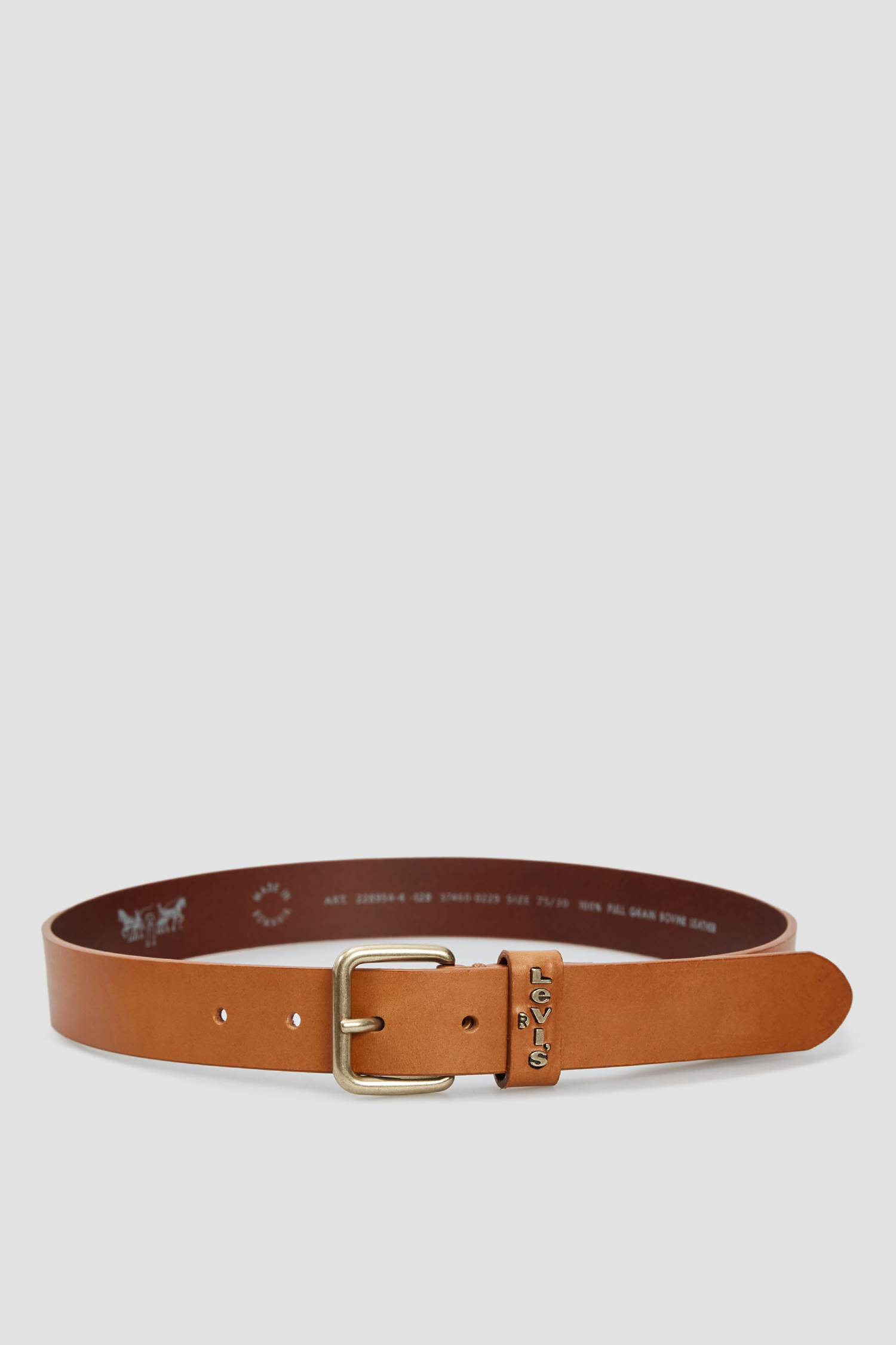 Женский рыжий кожаный ремень Levi’s® 228954;4.128