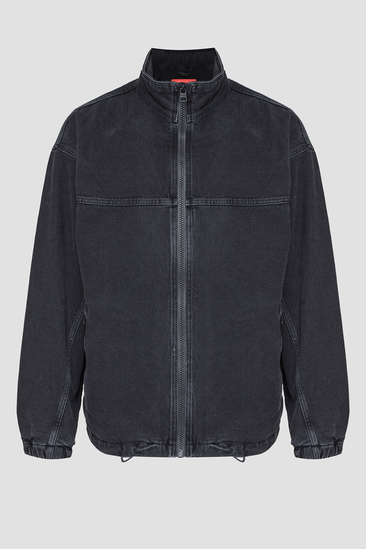 Мужская черная джинсовая куртка HUGO 50507476;023